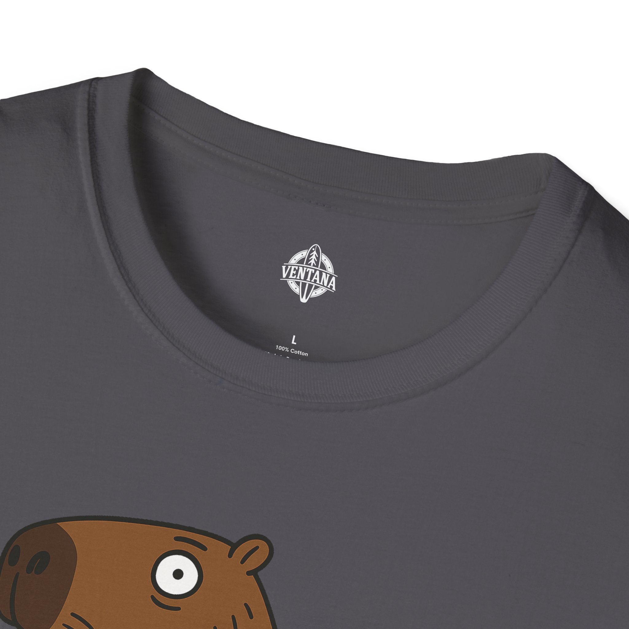 Capybara Surfer Unisex - Soft Style U.S. Cotton T-Shirt