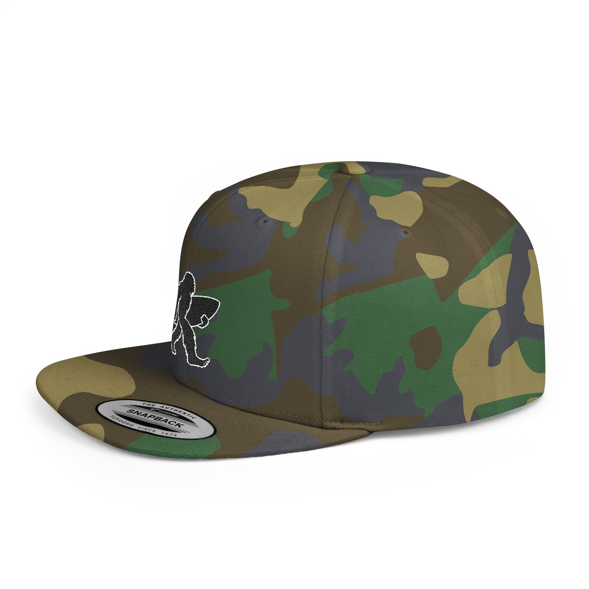 Ventana Surfsquatch Embroidered Flat Bill Snapback Hat