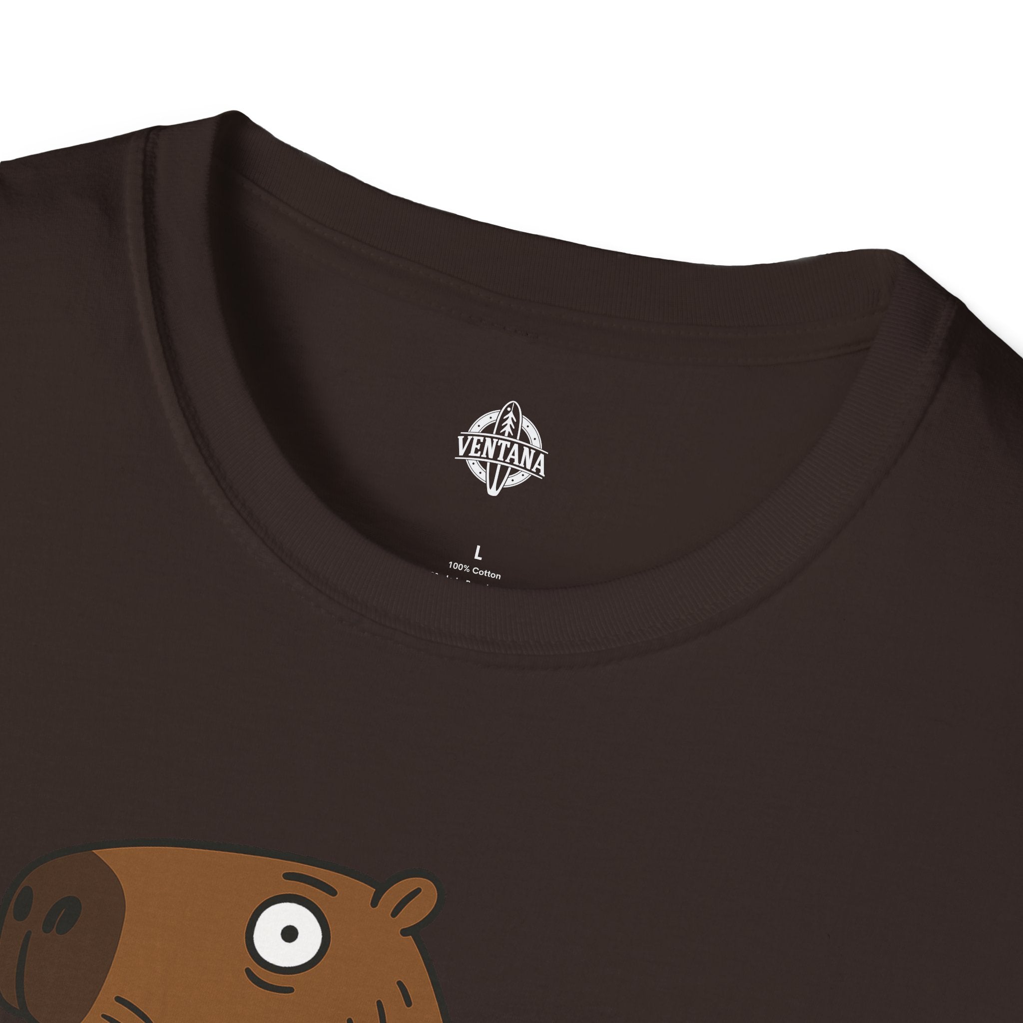 Capybara Surfer Unisex - Soft Style U.S. Cotton T-Shirt