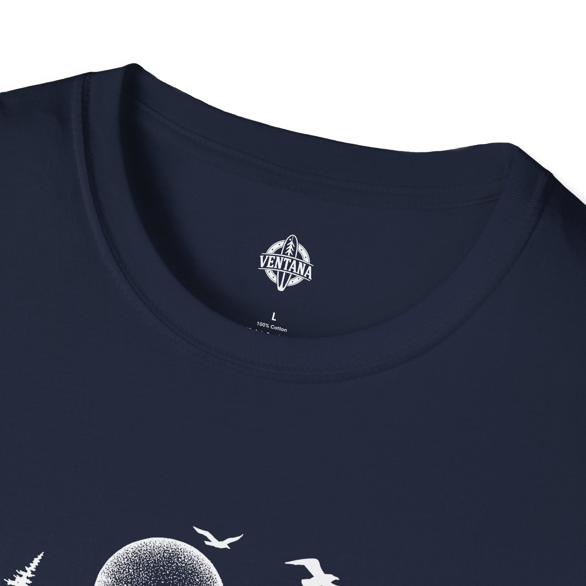 Ventana Surfsquatch by Thiago Bianchini Unisex - Soft Style U.S. Cotton T-Shirt