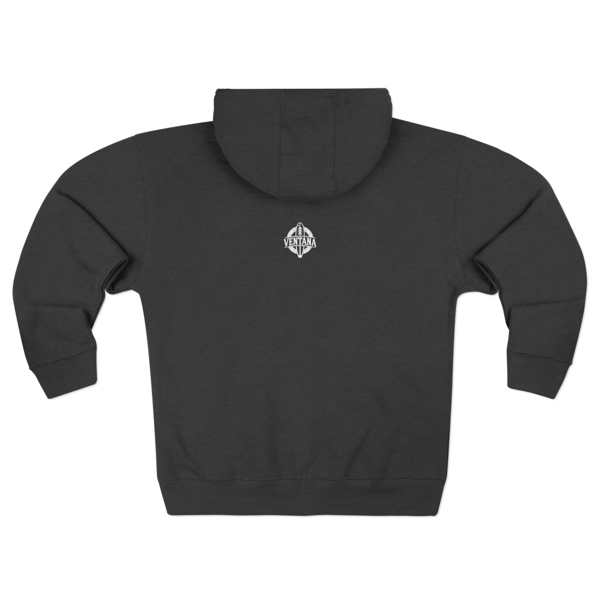 Turtle Lotería Unisex - Zip Cotton Blend Fleece Hoodie (La Tortuga)