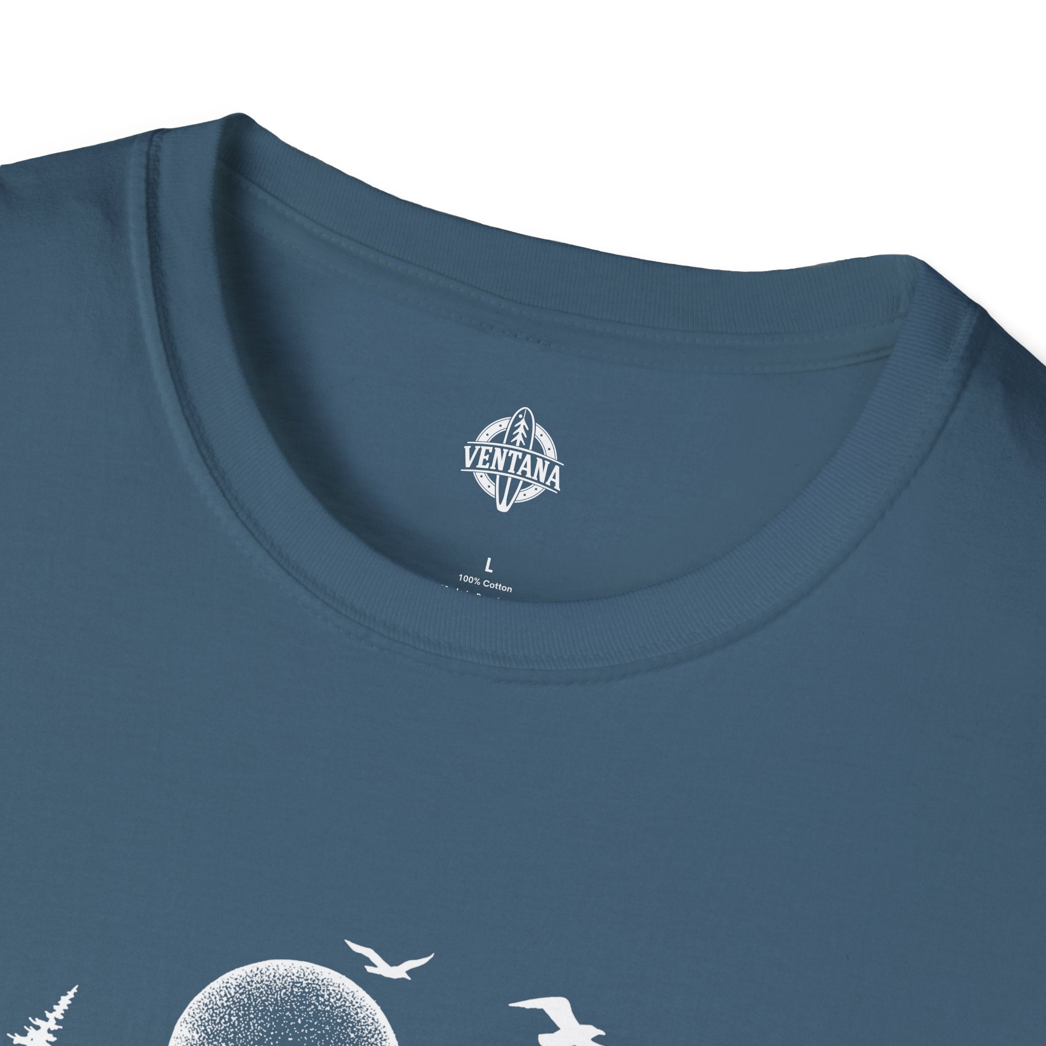 Ventana Surfsquatch by Thiago Bianchini Unisex - Soft Style U.S. Cotton T-Shirt