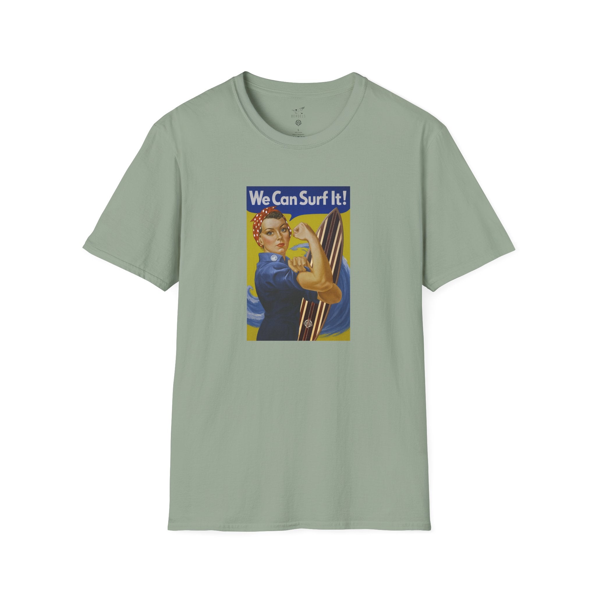 Rosie the Surfer Unisex - Soft Style U.S. Cotton T-Shirt