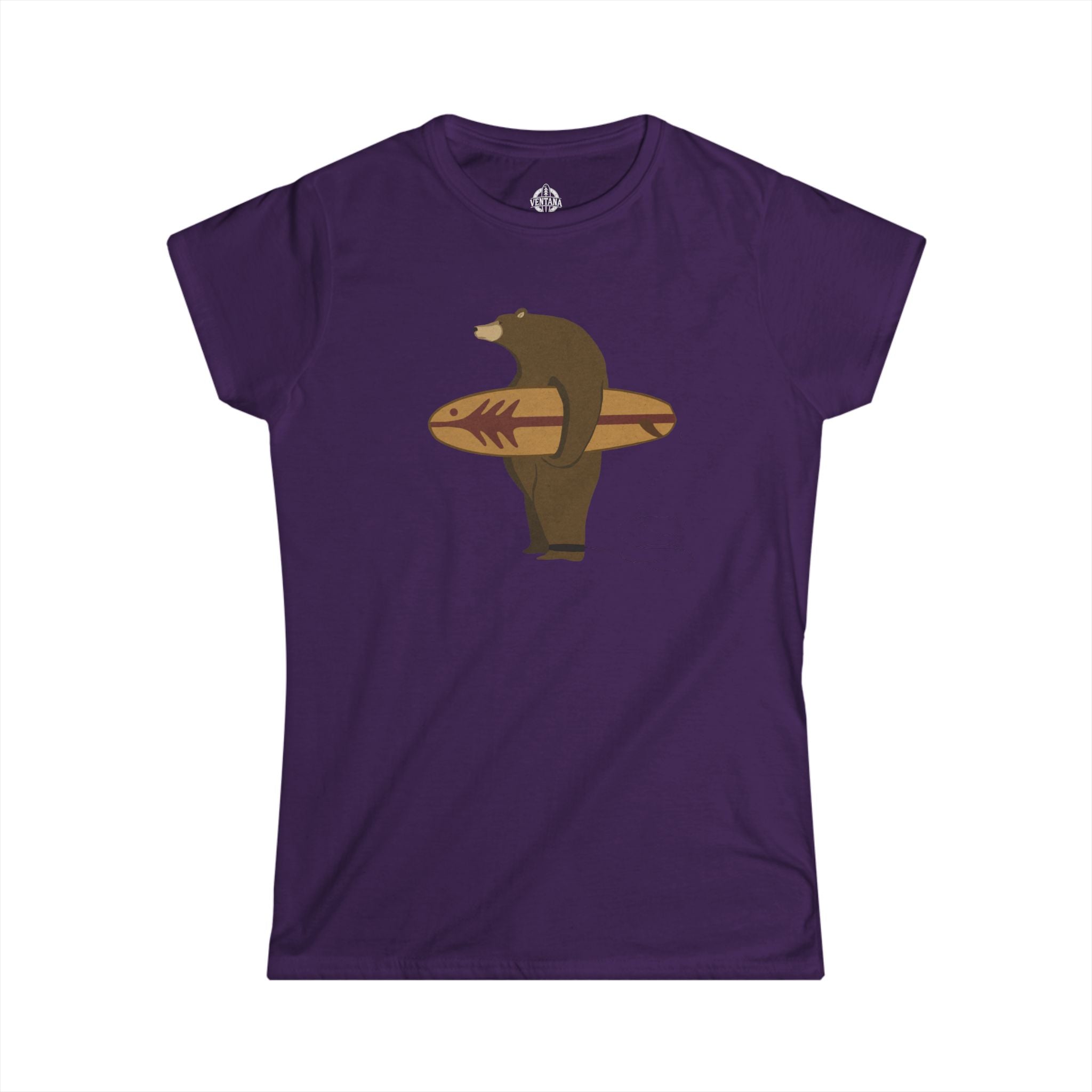 Surfing Grizzly Bear by Fabian Lavater - Women&