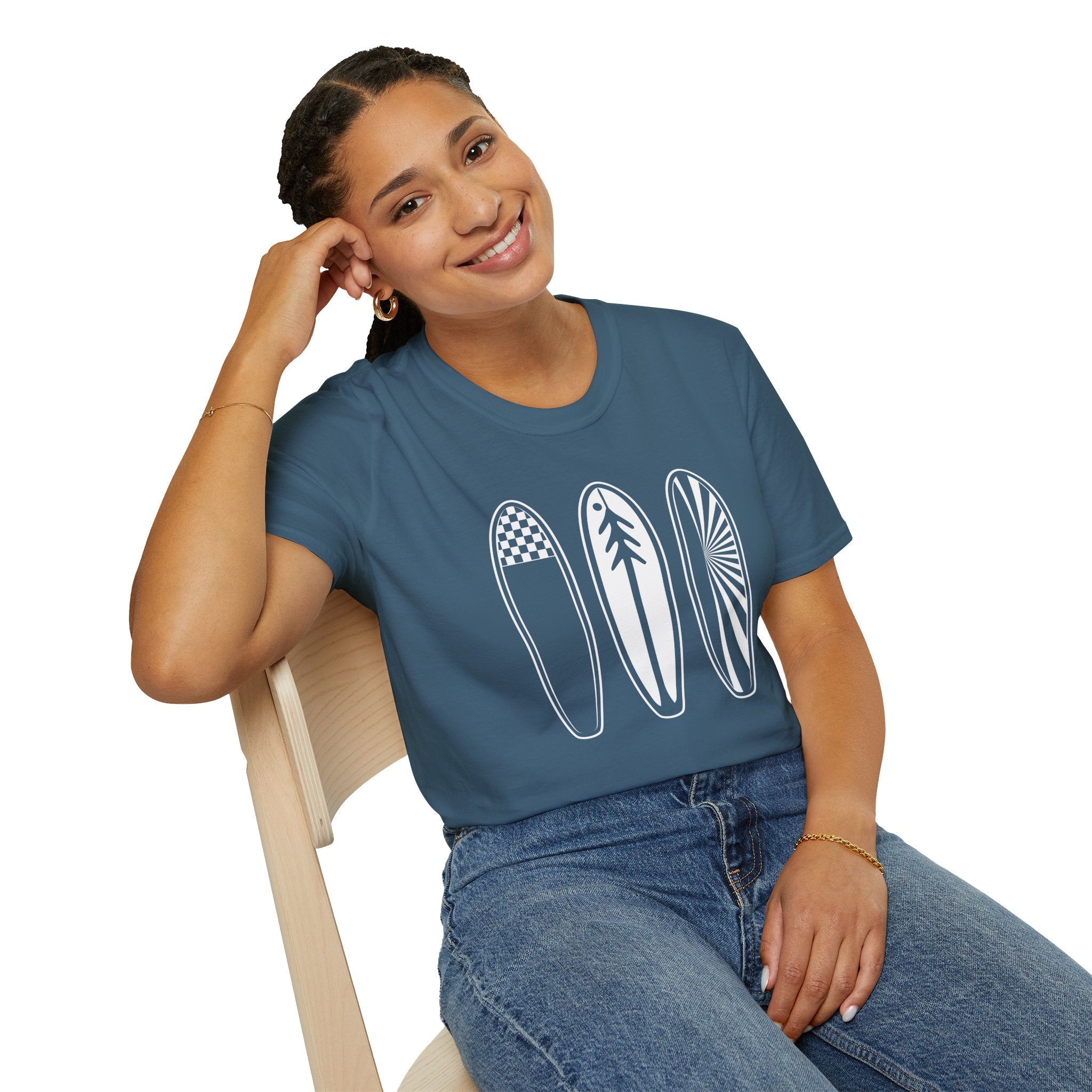 Ventana Three Board Unisex - Soft Style U.S. Cotton T-Shirt