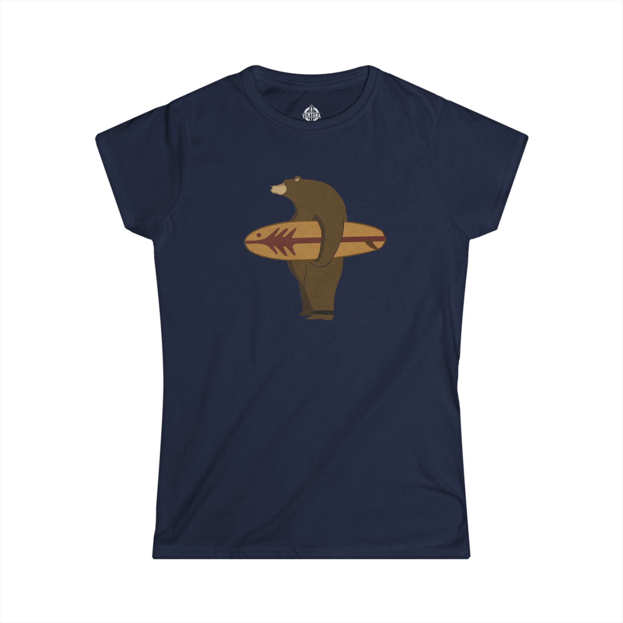 Surfing Grizzly Bear by Fabian Lavater - Women&
