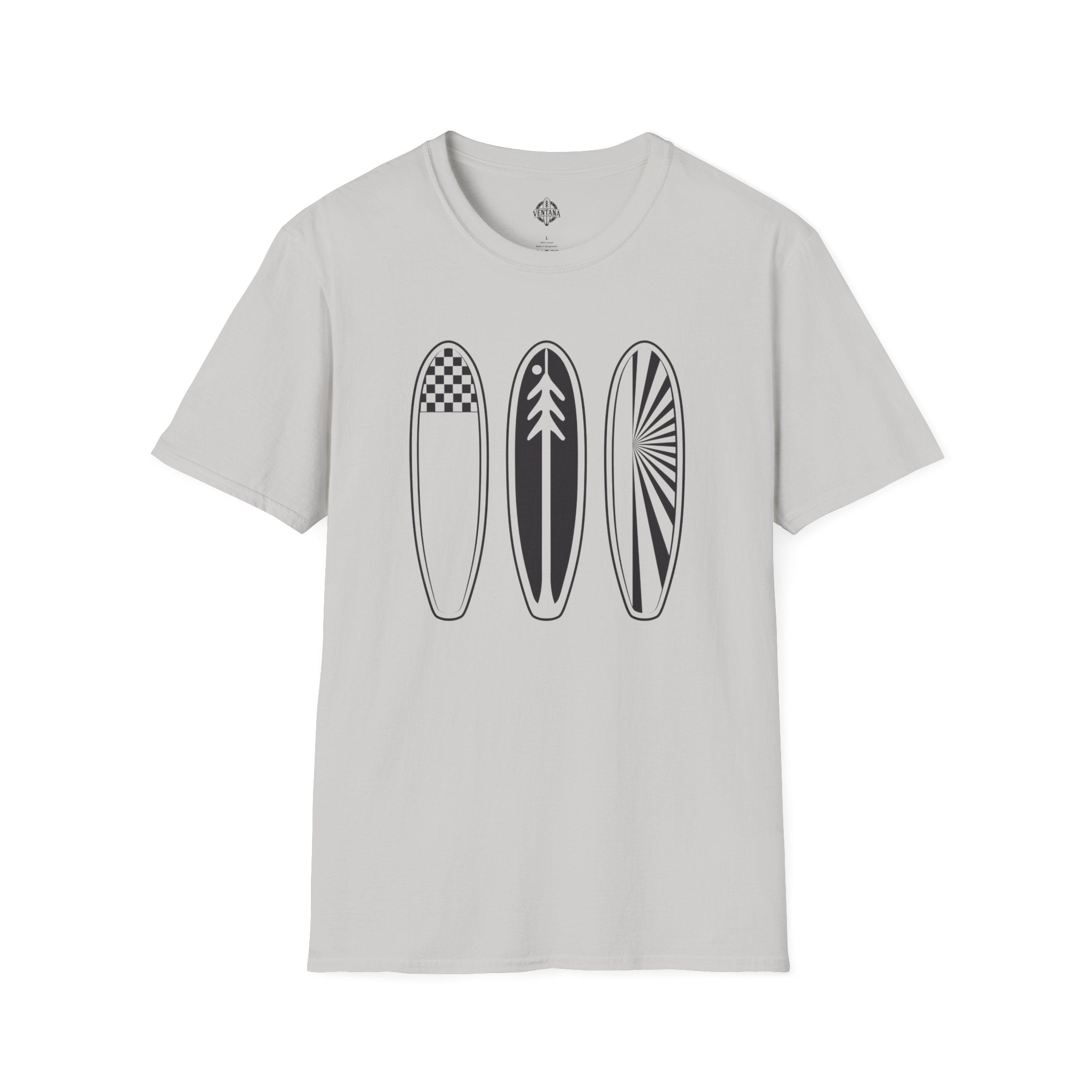 Ventana Three Board Unisex - Soft Style U.S. Cotton T-Shirt