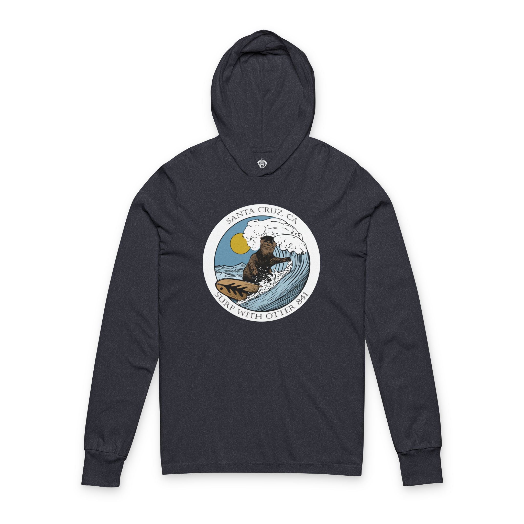 Otter 841 by Thiago Bianchini Unisex - Cotton Long Sleeve Hooded T-Shirt