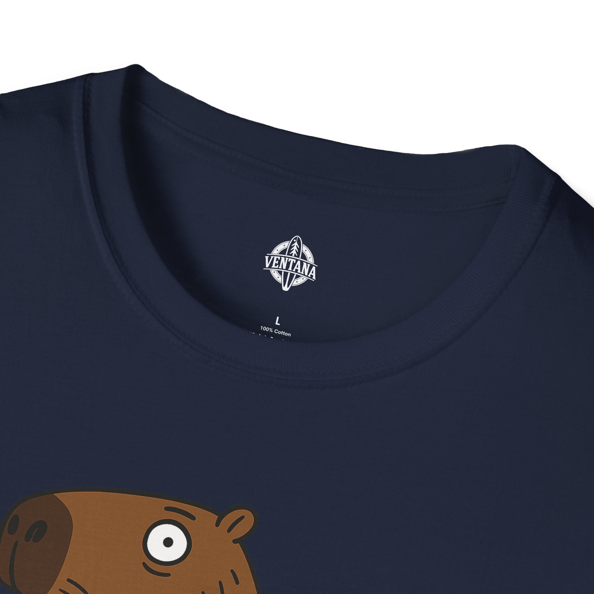 Capybara Surfer Unisex - Soft Style U.S. Cotton T-Shirt