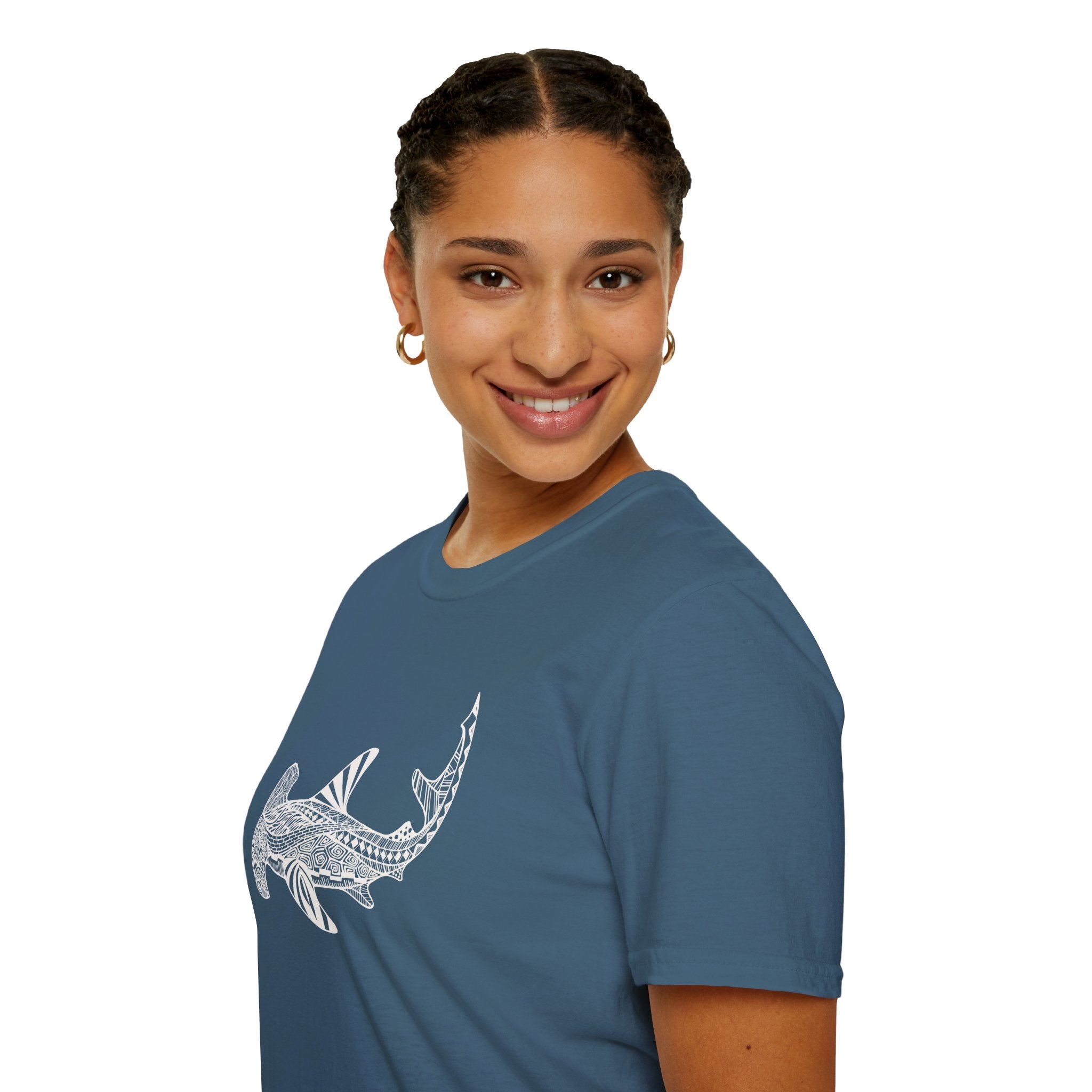 Ventangle Hammerhead Unisex - Soft Style U.S. Cotton T-Shirt