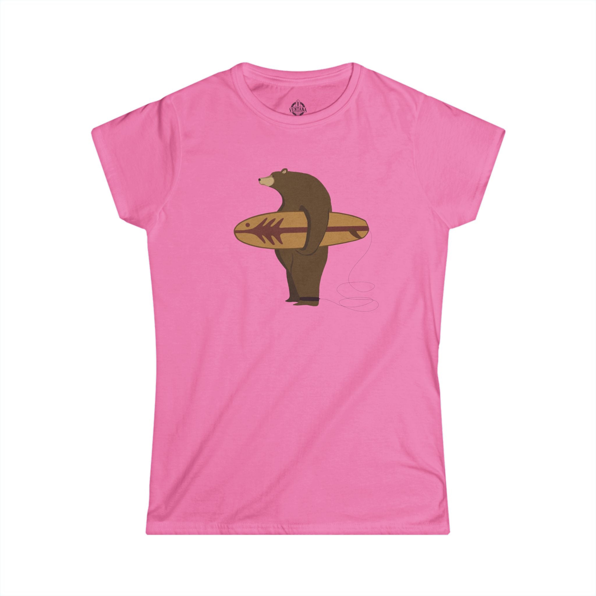 Surfing Grizzly Bear by Fabian Lavater - Women&