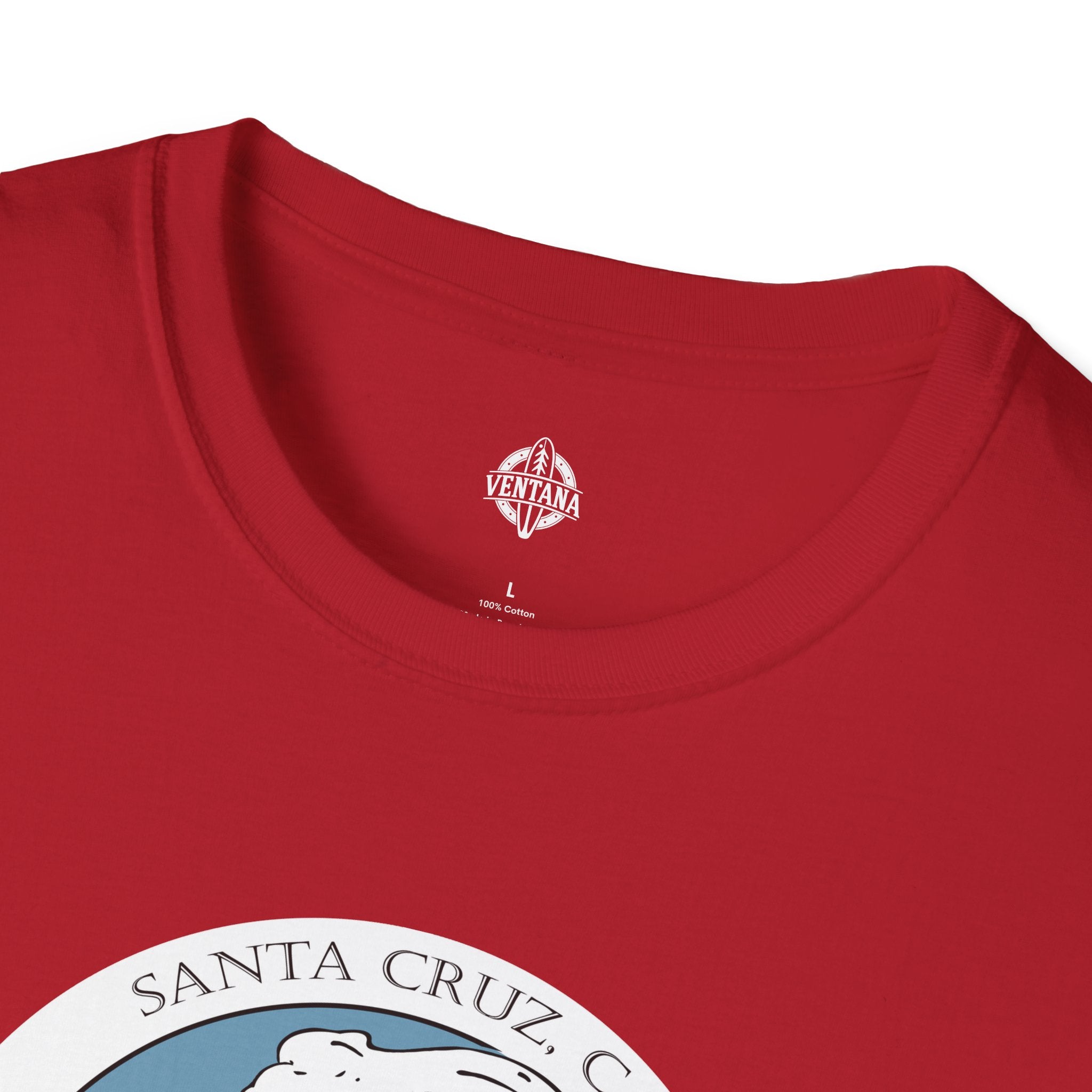 Surf with Otter 841 by Thiago Bianchini Unisex - Soft Style U.S. Cotton T-Shirt
