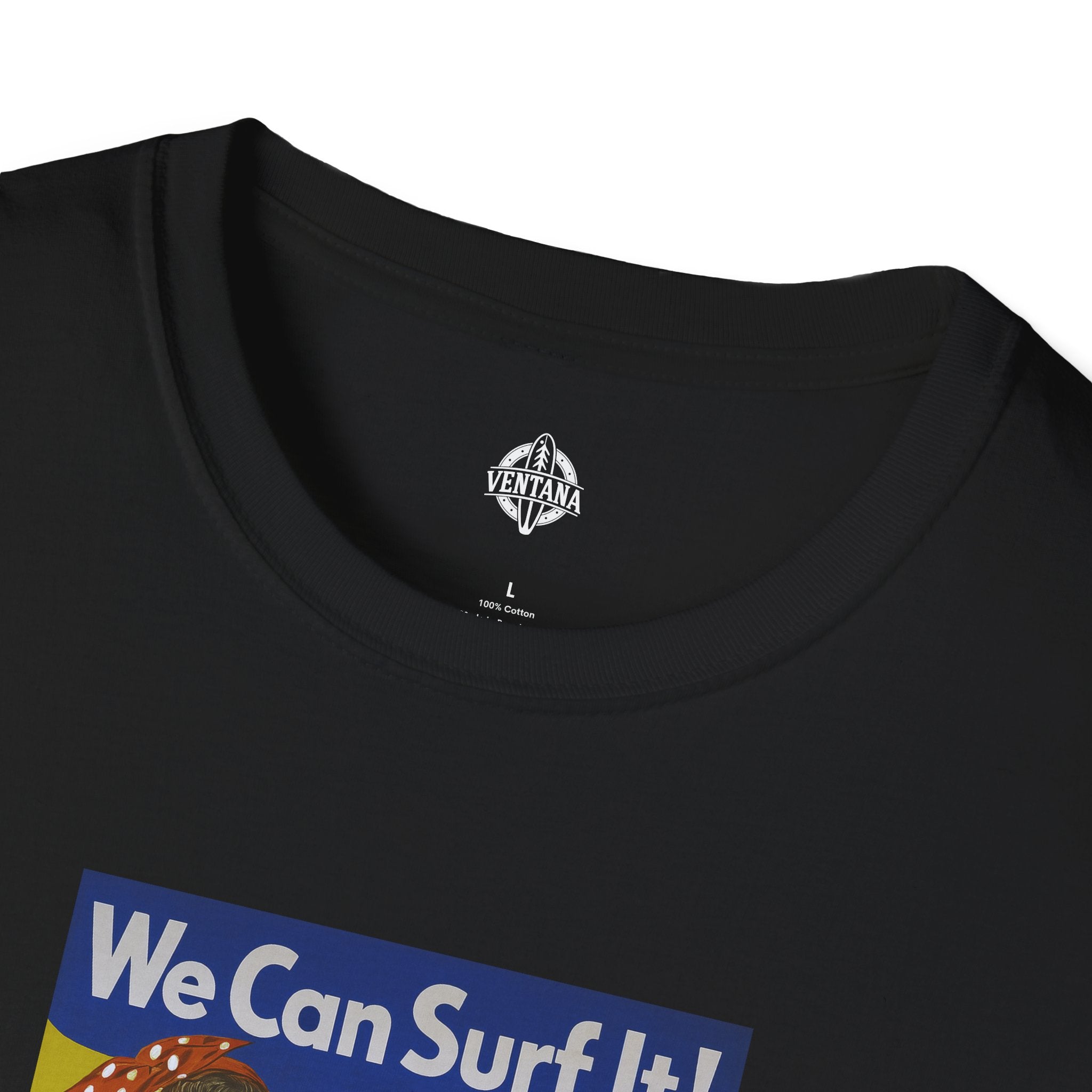 Rosie the Surfer Unisex - Soft Style U.S. Cotton T-Shirt