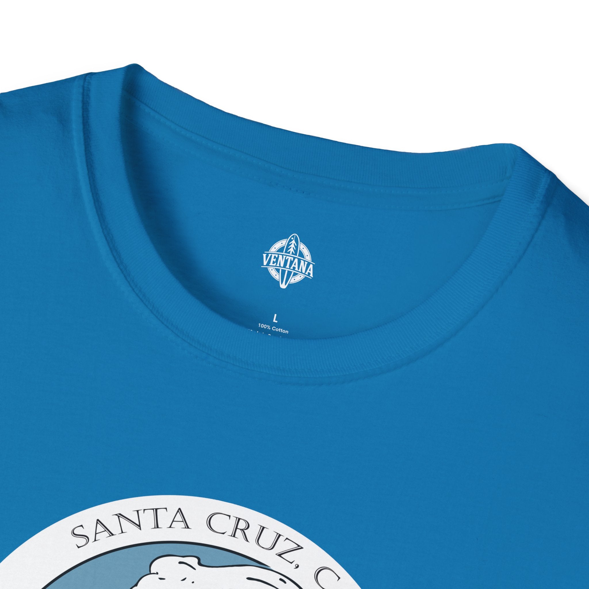 Surf with Otter 841 by Thiago Bianchini Unisex - Soft Style U.S. Cotton T-Shirt