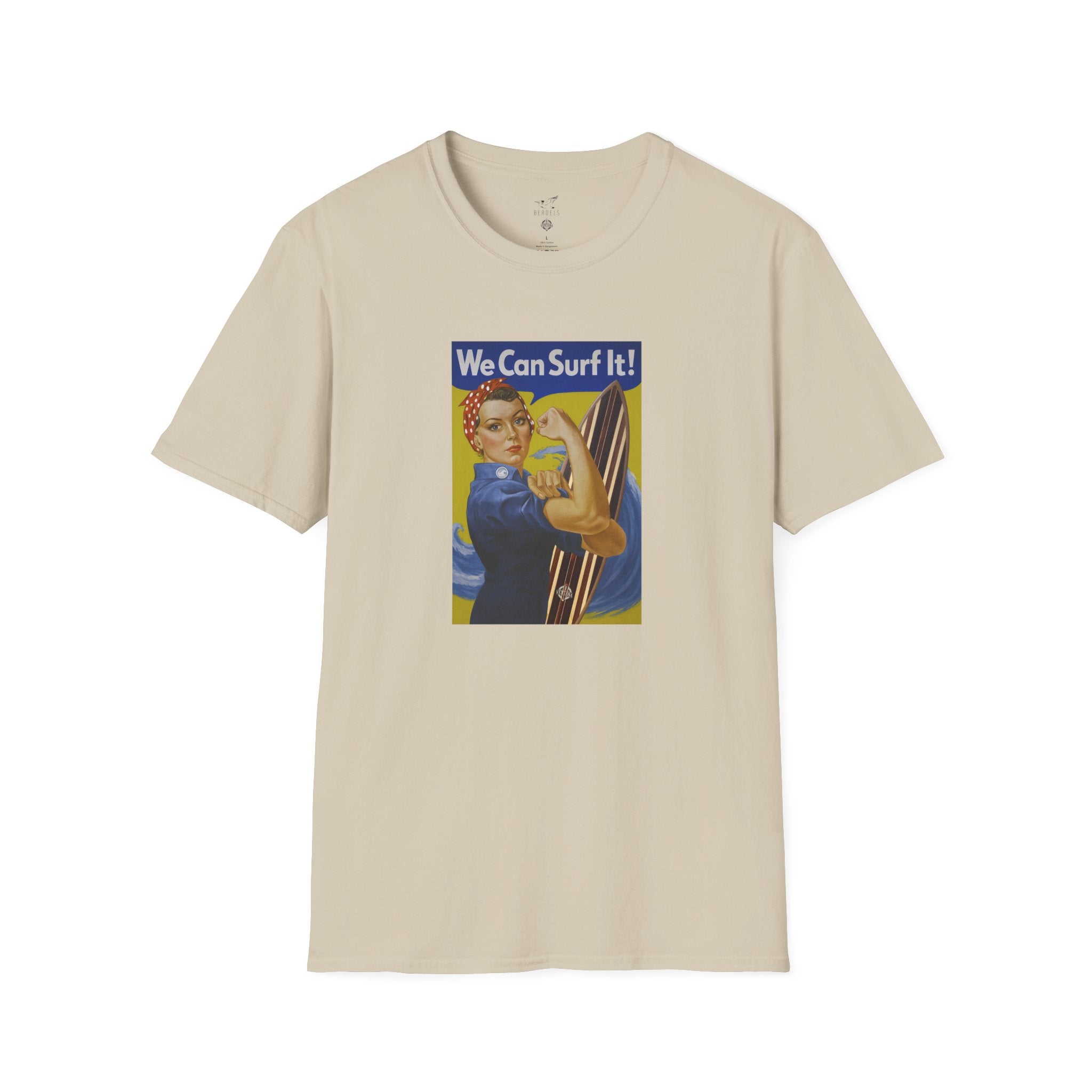 Rosie the Surfer Unisex - Soft Style U.S. Cotton T-Shirt