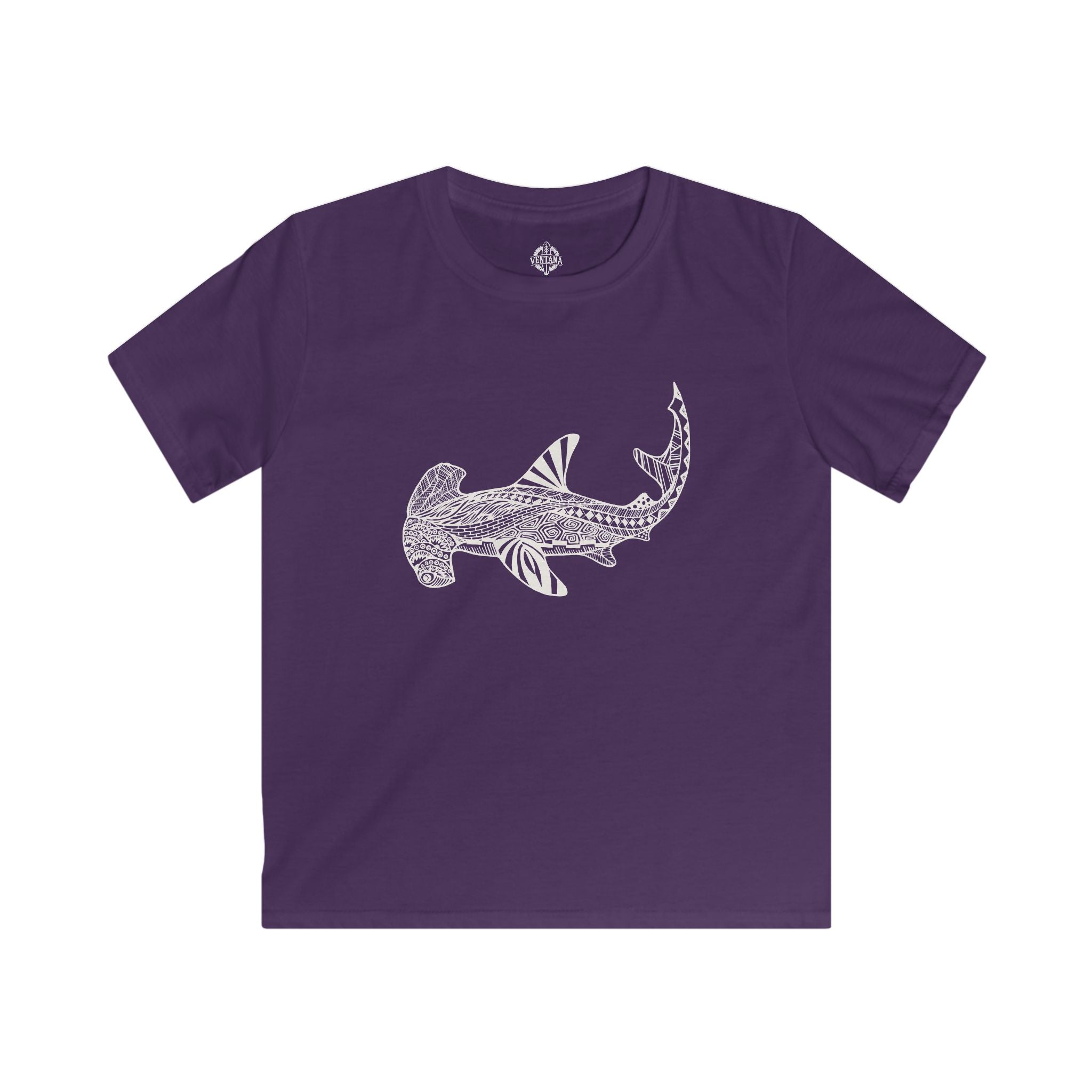 Ventangle Hammerhead Kids - Soft Style U.S. Cotton T-Shirt