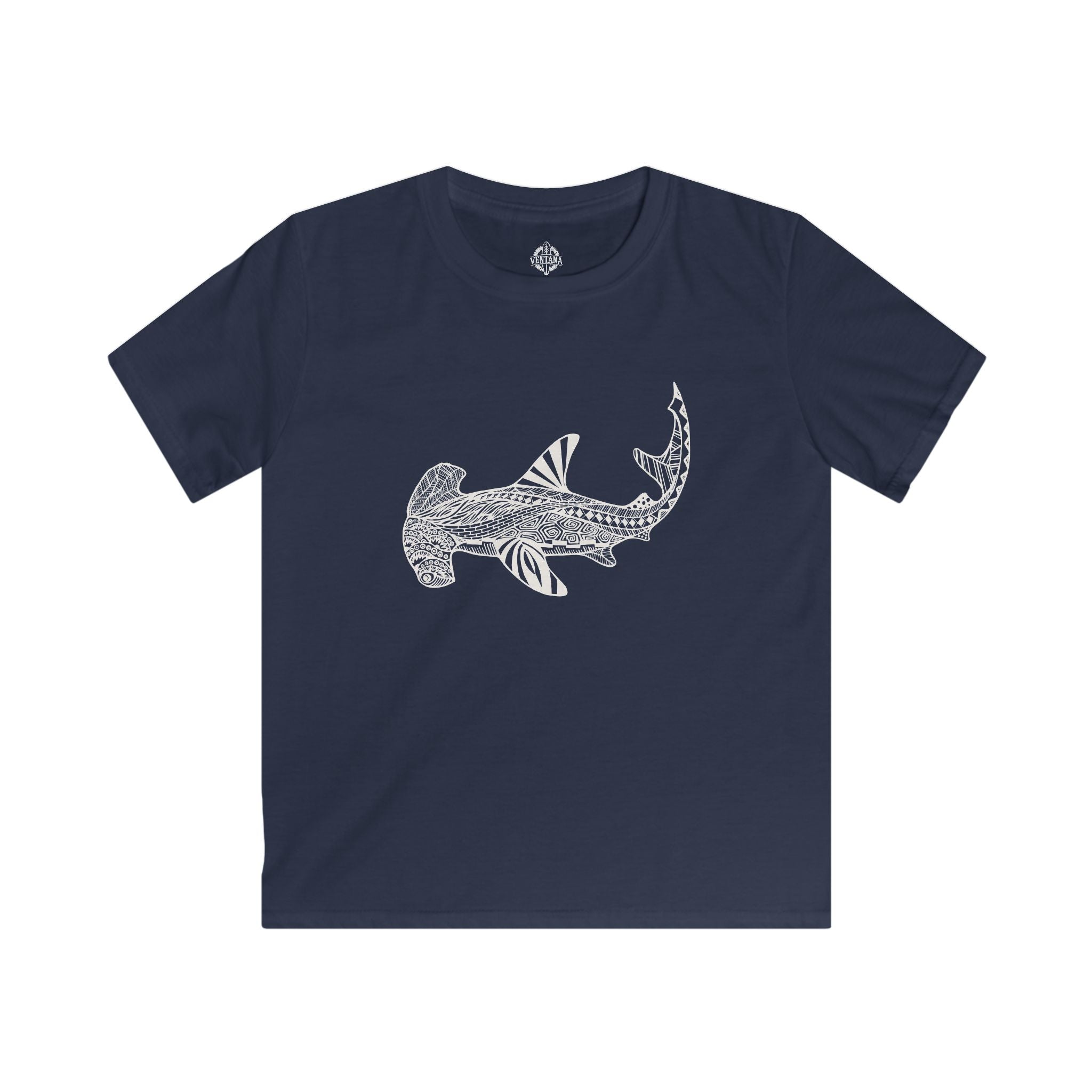 Ventangle Hammerhead Kids - Soft Style U.S. Cotton T-Shirt