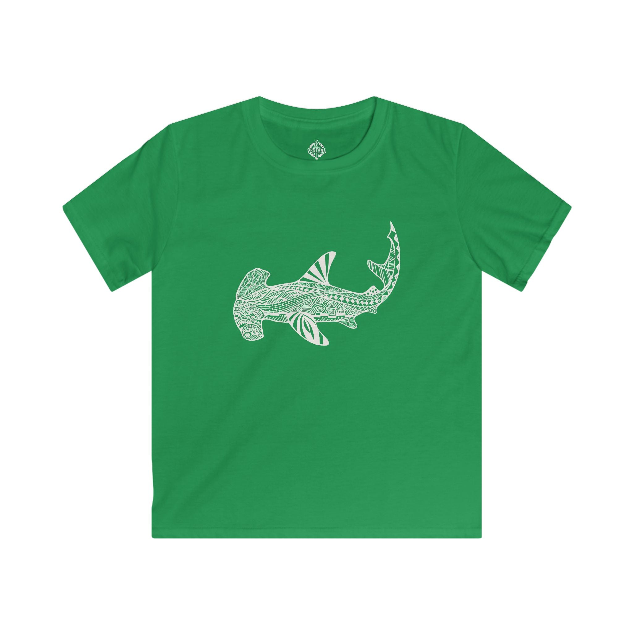 Ventangle Hammerhead Kids - Soft Style U.S. Cotton T-Shirt