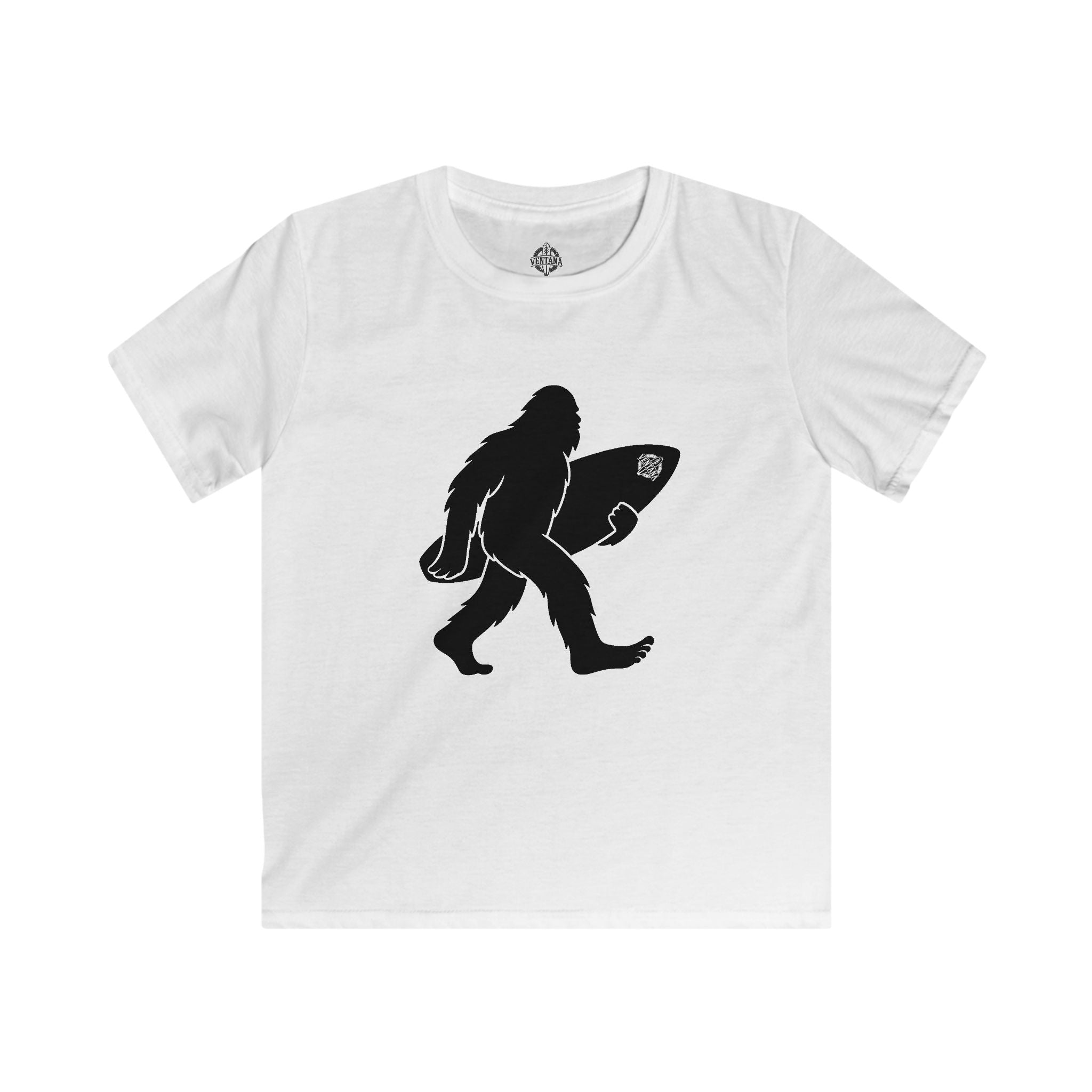 Ventana Surfsquatch Kids - Soft Style U.S. Cotton T-Shirt