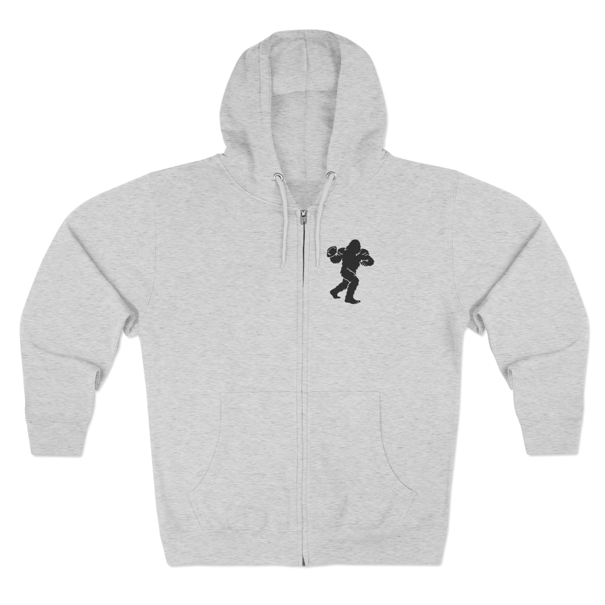 Ventana Snapsquatch Unisex - Zip Cotton Blend Fleece Hoodie