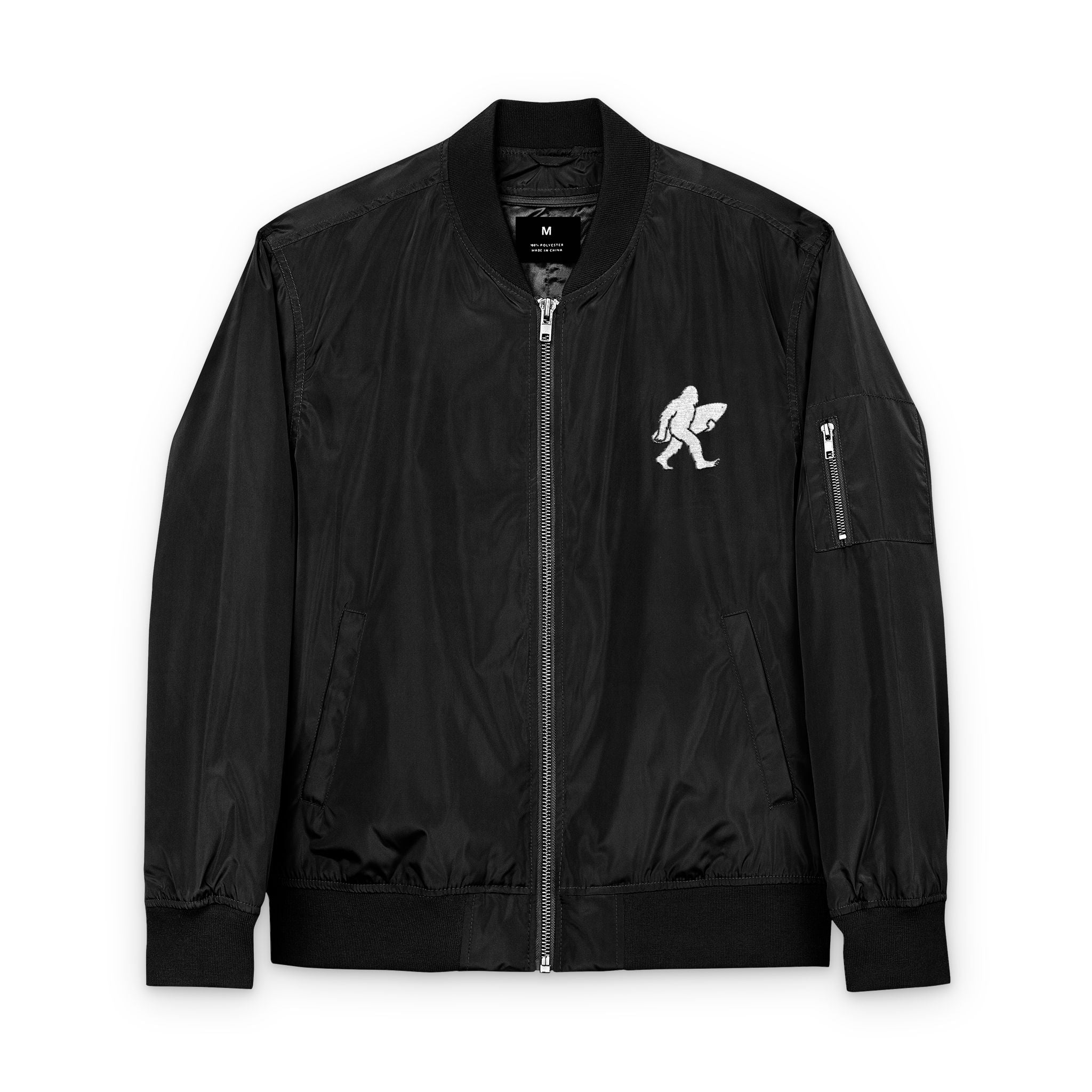 Ventana Surfsquatch Recycled Poly Embroidered Bomber Jacket