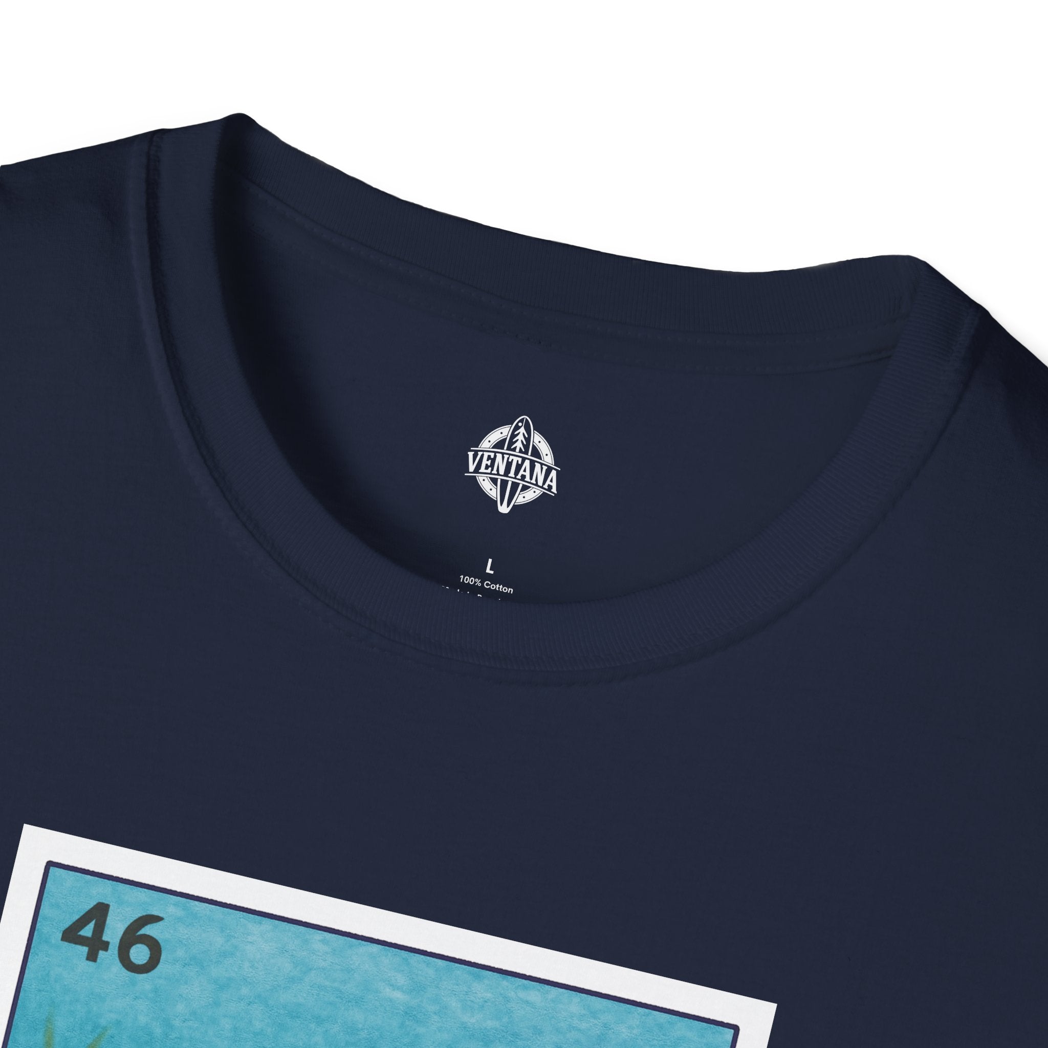 Turtle Lotería Unisex - Soft Style U.S. Cotton T-Shirt (La Tortuga)