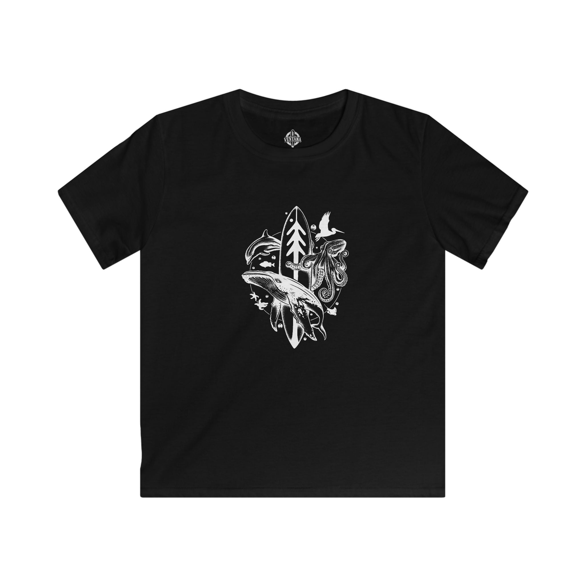Ventana Monterey Bay by Thiago Bianchini Kids - Soft Style U.S. Cotton T-Shirt