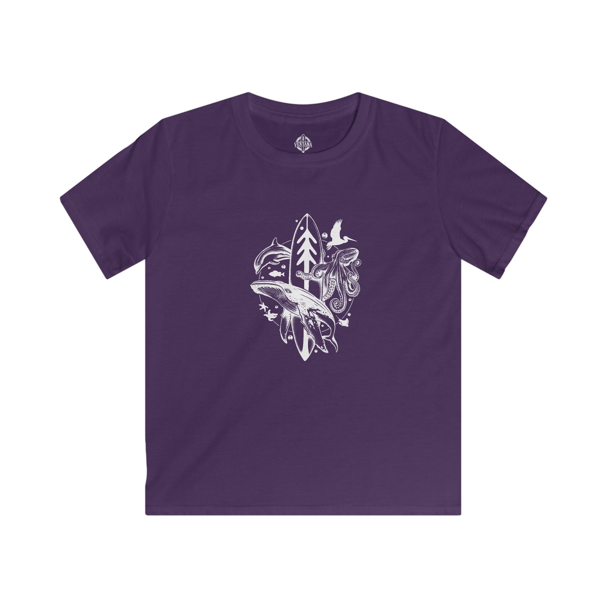 Ventana Monterey Bay by Thiago Bianchini Kids - Soft Style U.S. Cotton T-Shirt