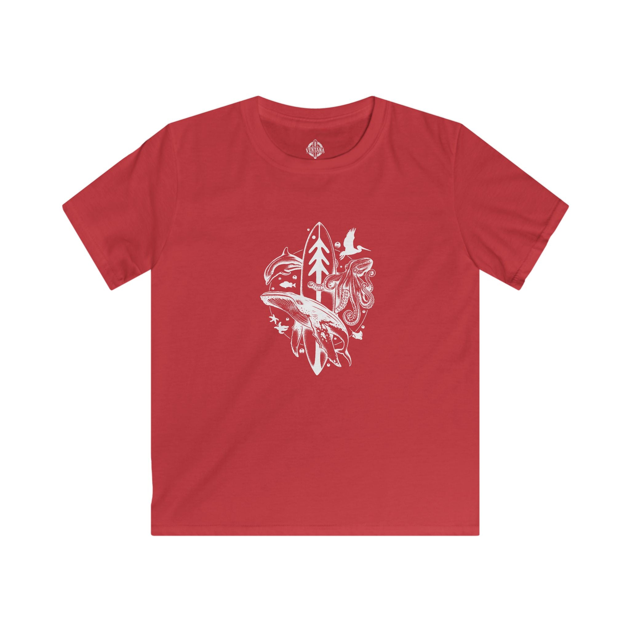 Ventana Monterey Bay by Thiago Bianchini Kids - Soft Style U.S. Cotton T-Shirt