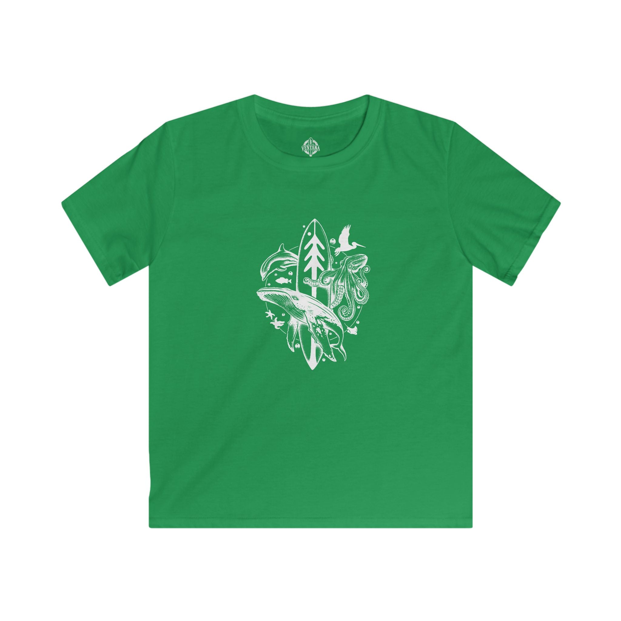 Ventana Monterey Bay by Thiago Bianchini Kids - Soft Style U.S. Cotton T-Shirt