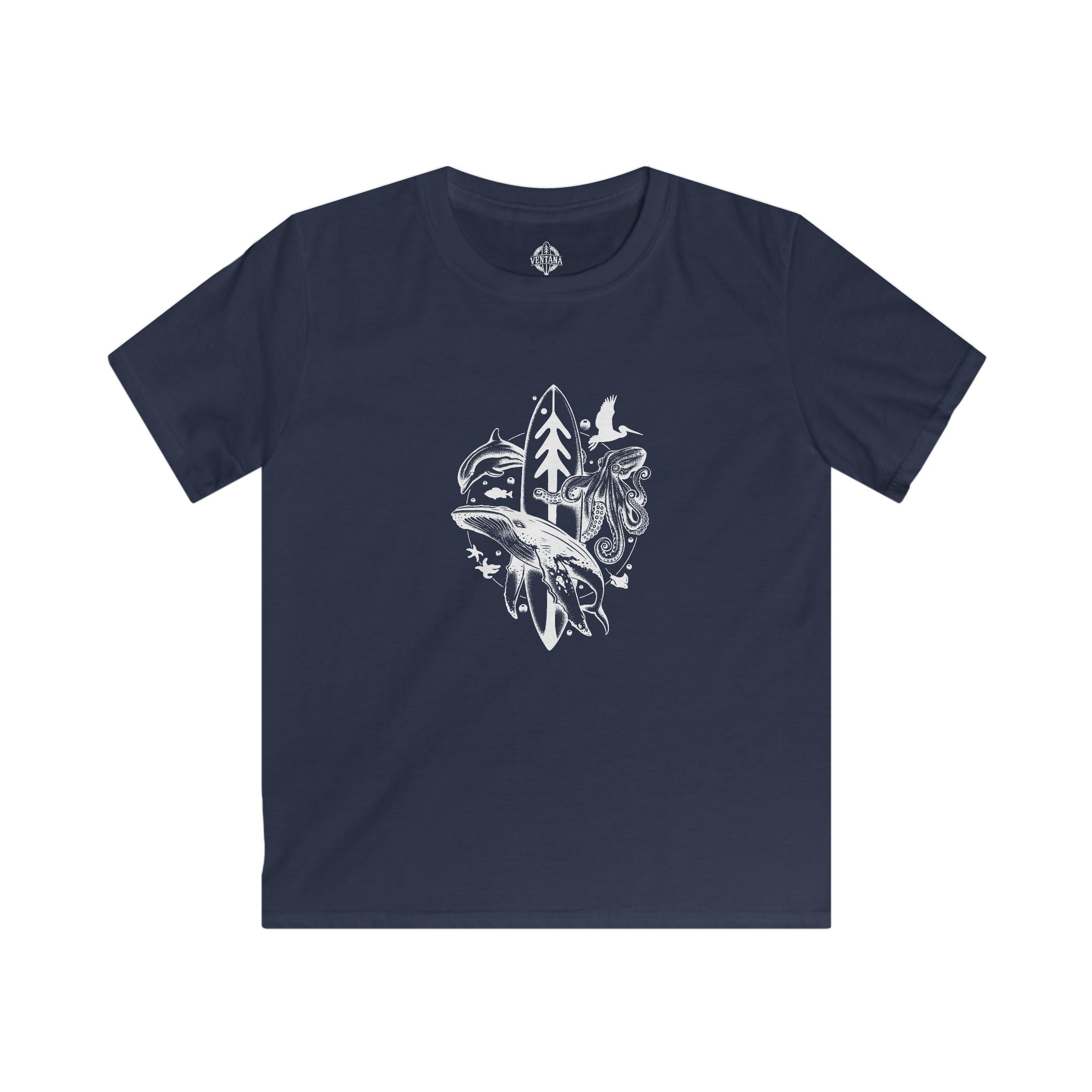 Ventana Monterey Bay by Thiago Bianchini Kids - Soft Style U.S. Cotton T-Shirt
