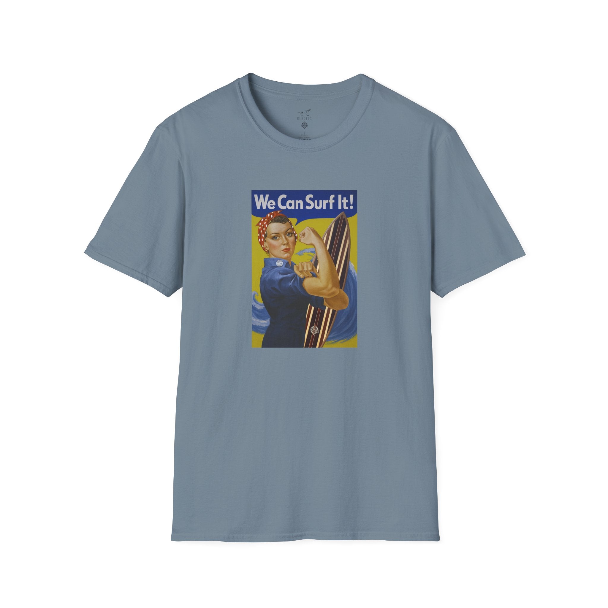Rosie the Surfer Unisex - Soft Style U.S. Cotton T-Shirt