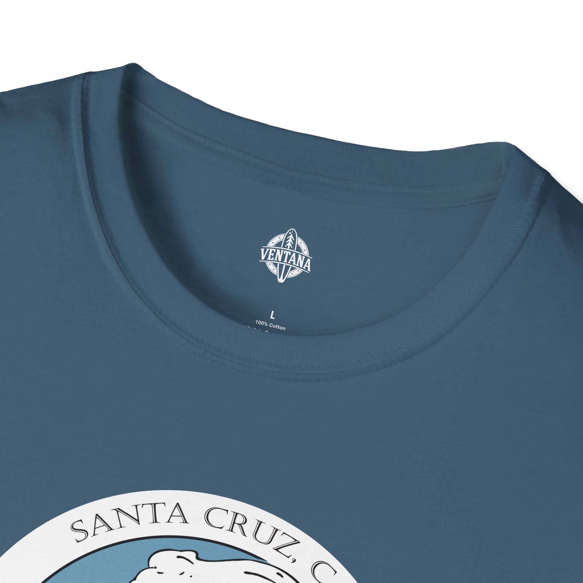 Surf with Otter 841 by Thiago Bianchini Unisex - Soft Style U.S. Cotton T-Shirt
