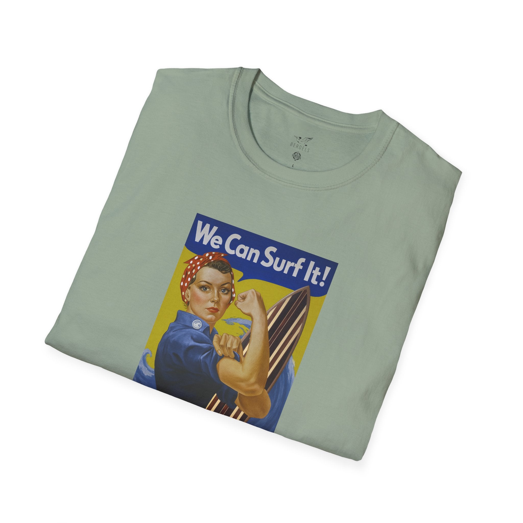 Rosie the Surfer Unisex - Soft Style U.S. Cotton T-Shirt