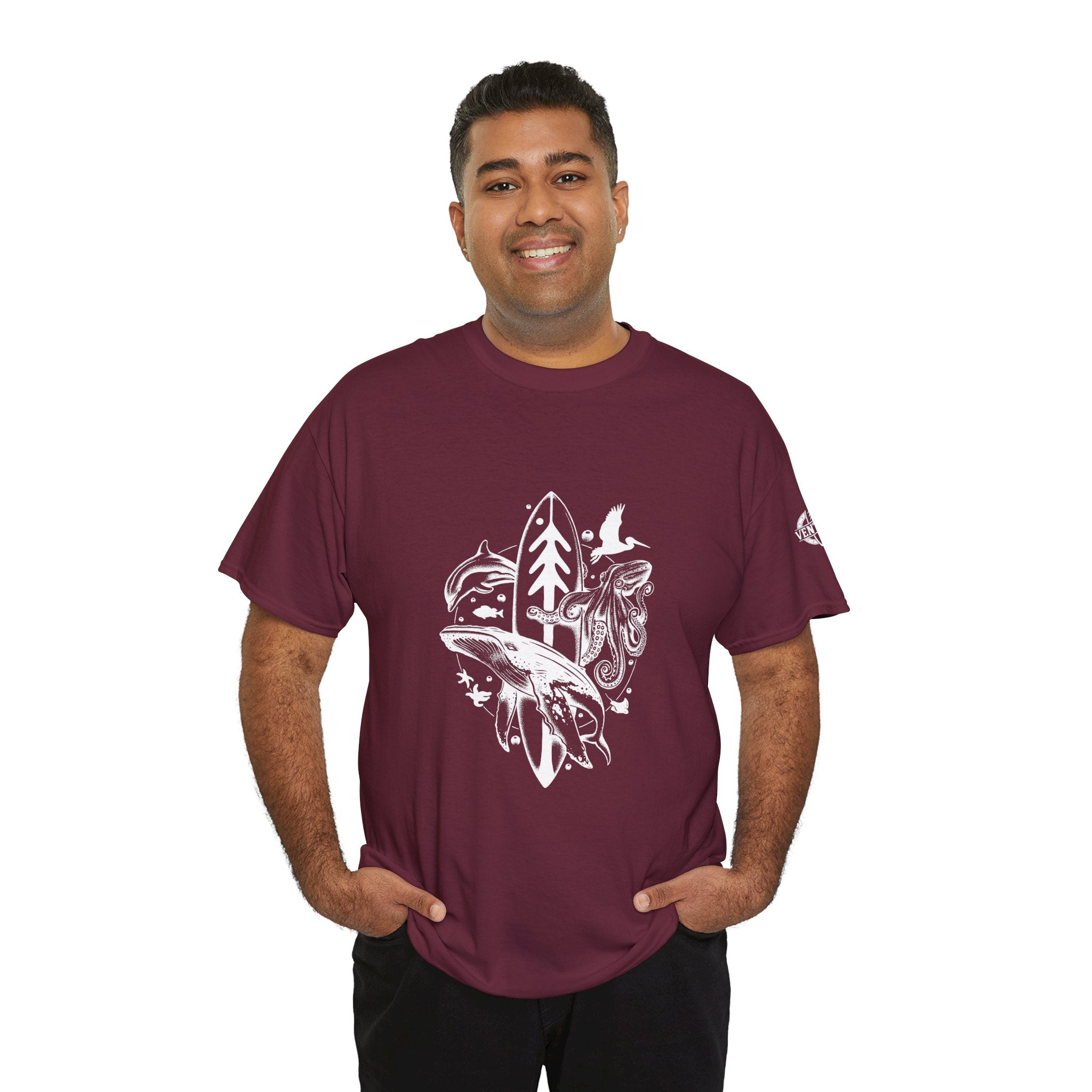 Ventana Monterey Bay by Thiago Bianchini - U.S. Cotton T-Shirt