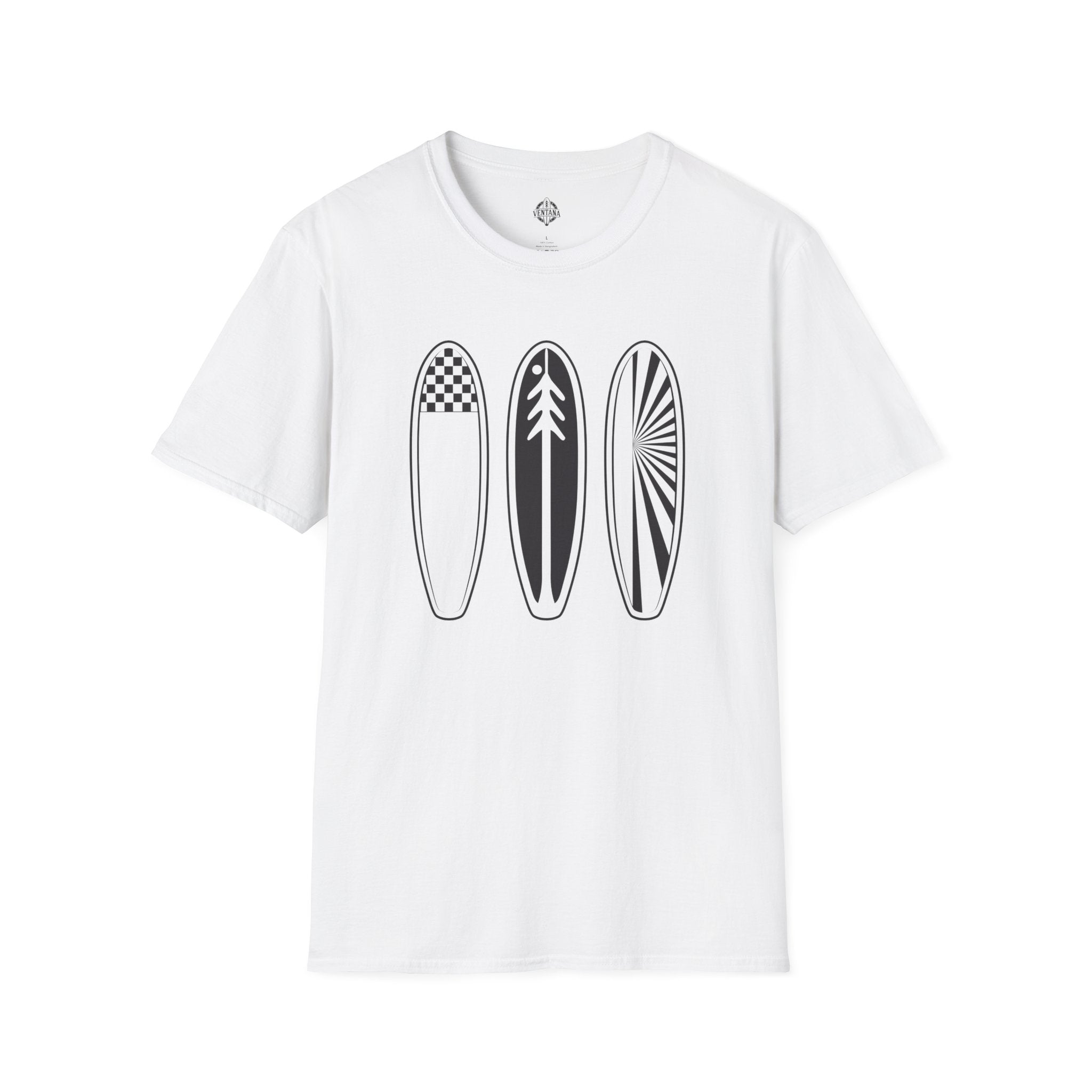 Ventana Three Board Unisex - Soft Style U.S. Cotton T-Shirt