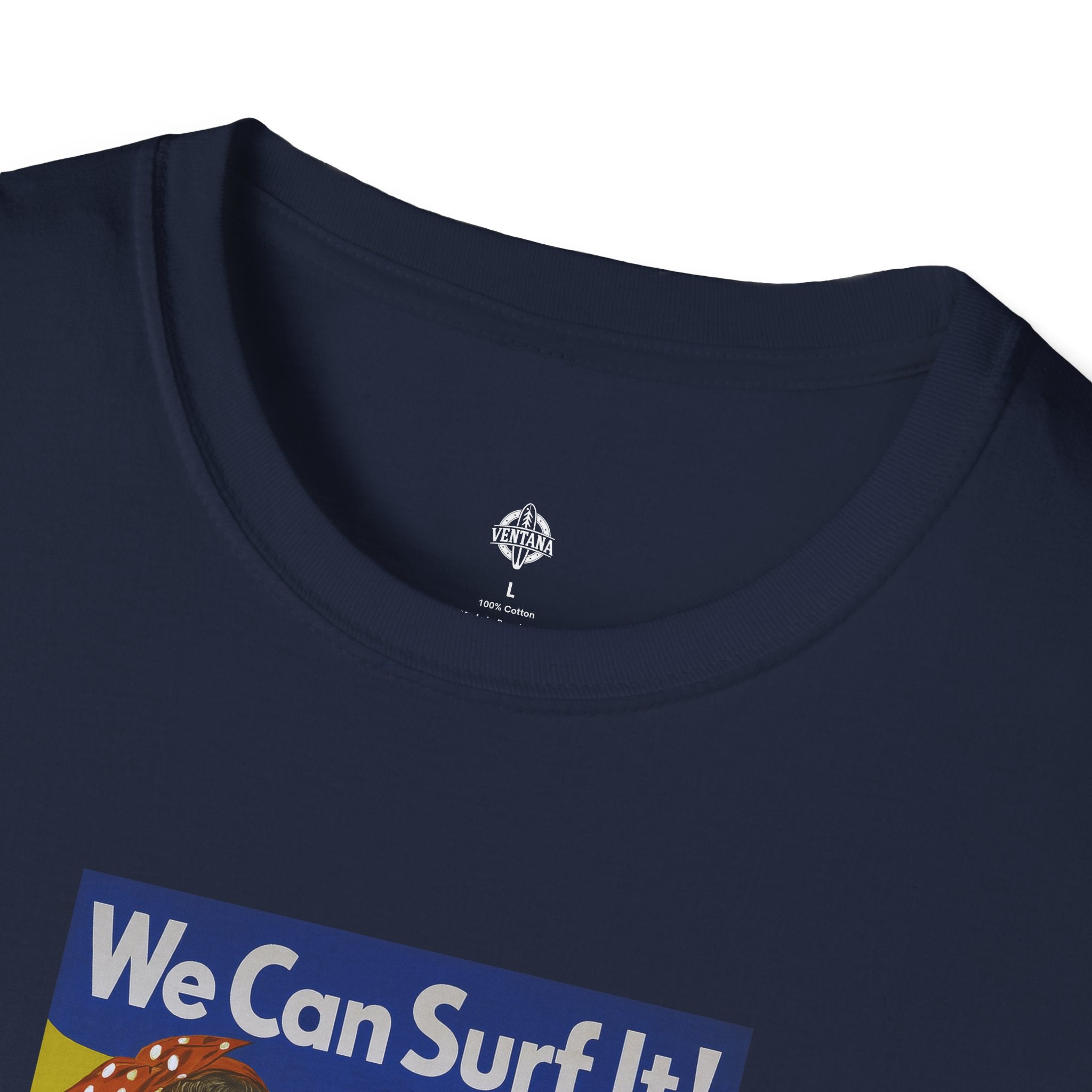 Rosie the Surfer Unisex - Soft Style U.S. Cotton T-Shirt