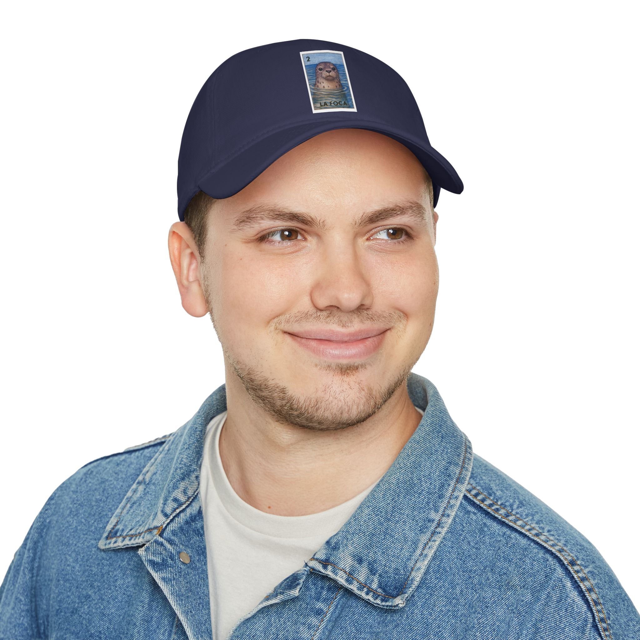 Seal Lotería Unisex - 100% Cotton Baseball Cap (La Foca)