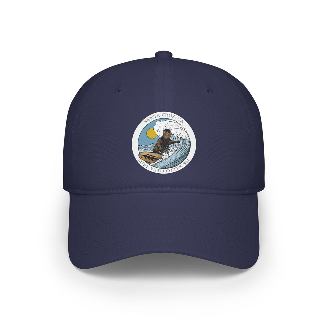 Surf with Otter 841 by Thiago Bianchini - 100% Cotton Baseball Cap