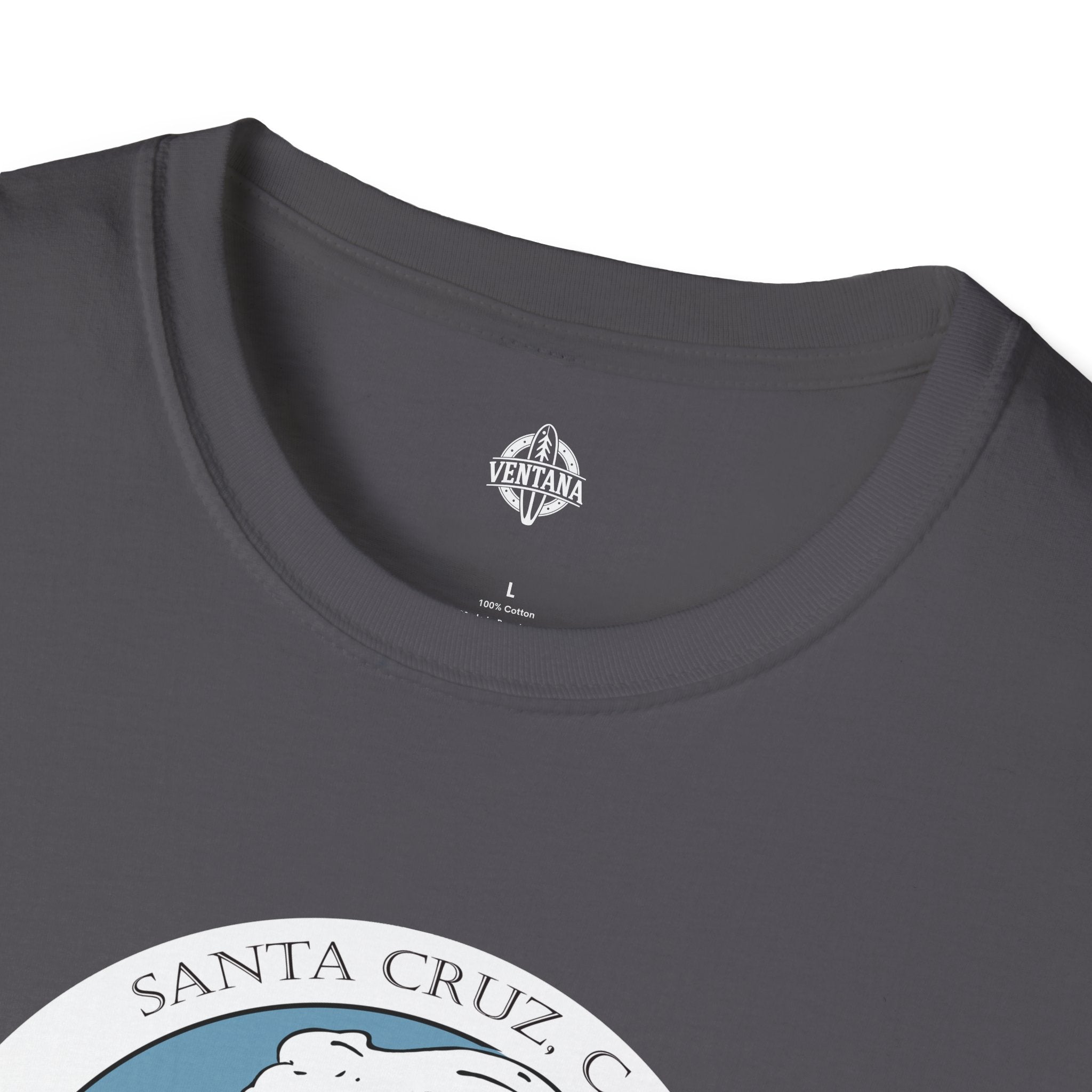 Surf with Otter 841 by Thiago Bianchini Unisex - Soft Style U.S. Cotton T-Shirt