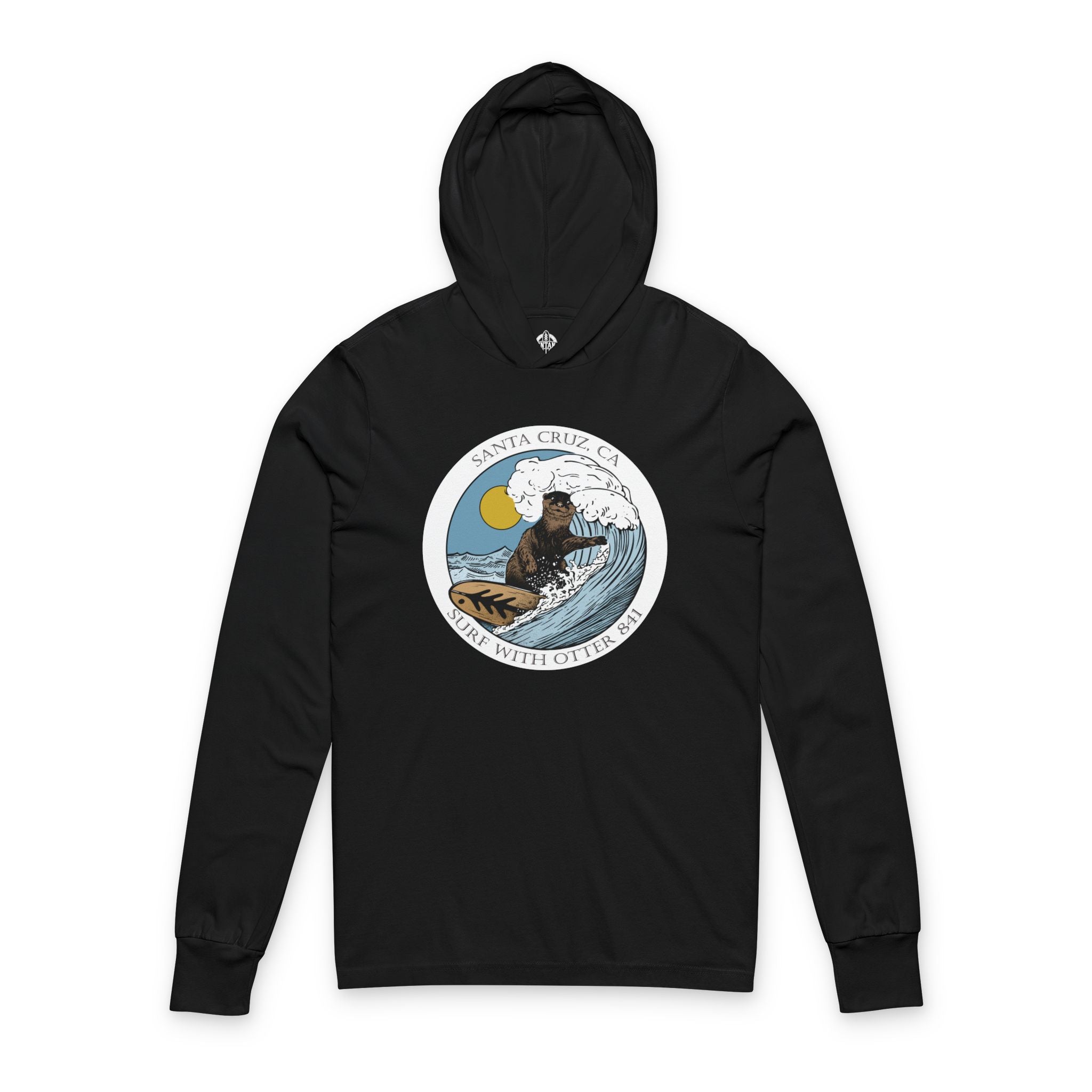 Otter 841 by Thiago Bianchini Unisex - Cotton Long Sleeve Hooded T-Shirt