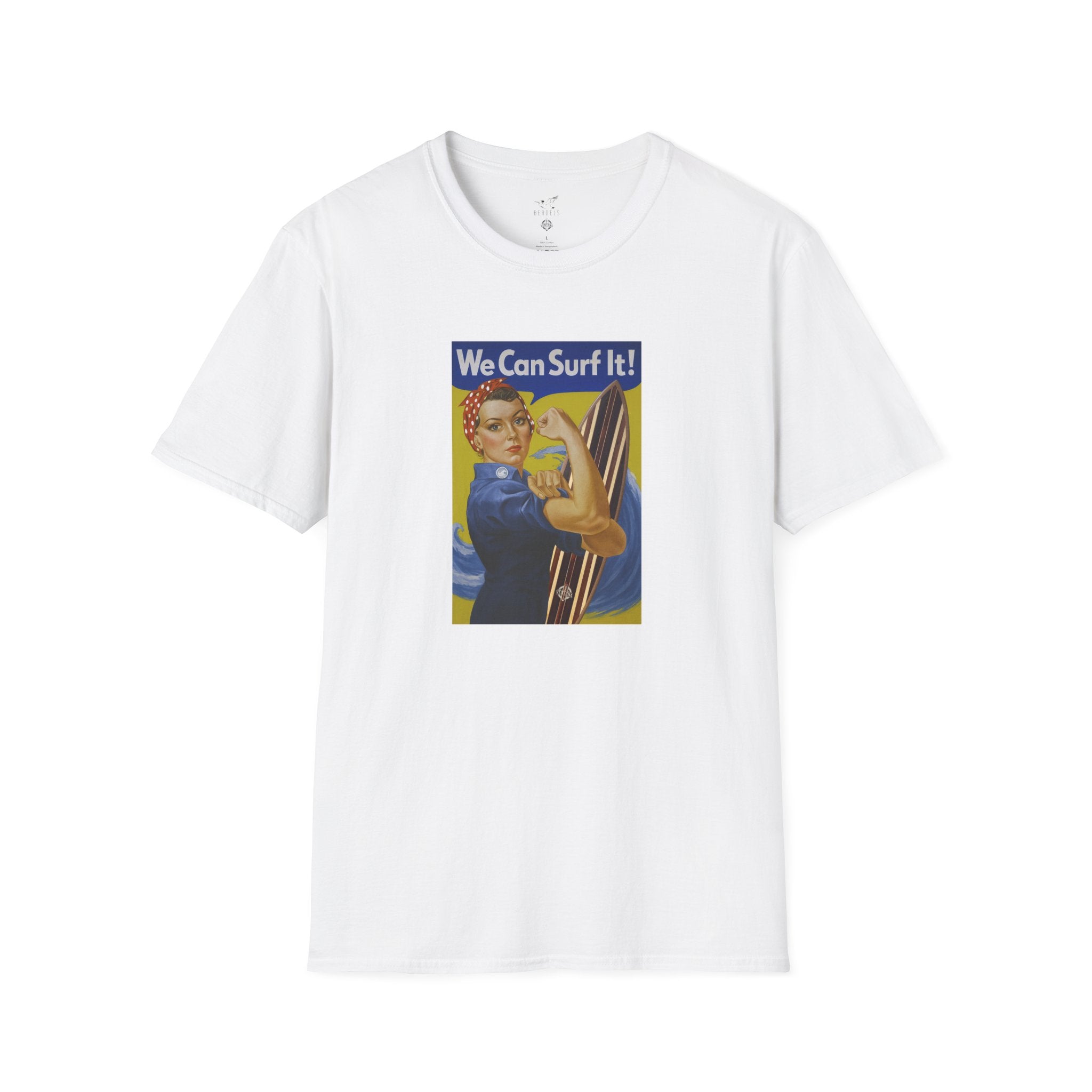 Rosie the Surfer Unisex - Soft Style U.S. Cotton T-Shirt