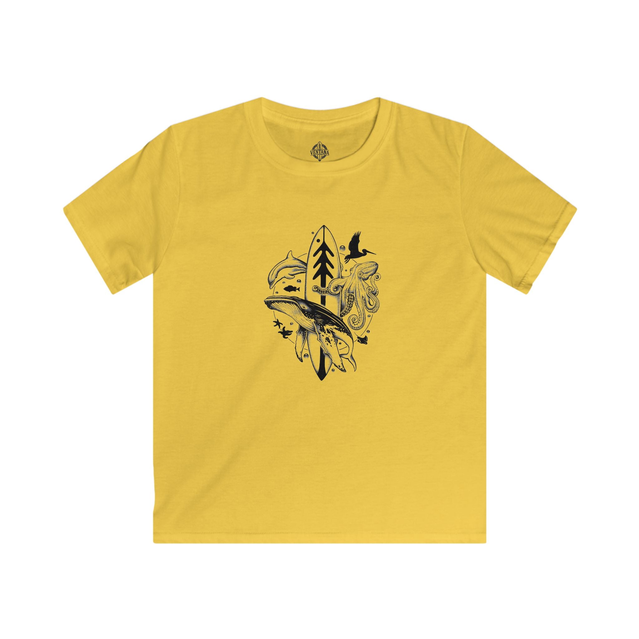 Ventana Monterey Bay by Thiago Bianchini Kids - Soft Style U.S. Cotton T-Shirt