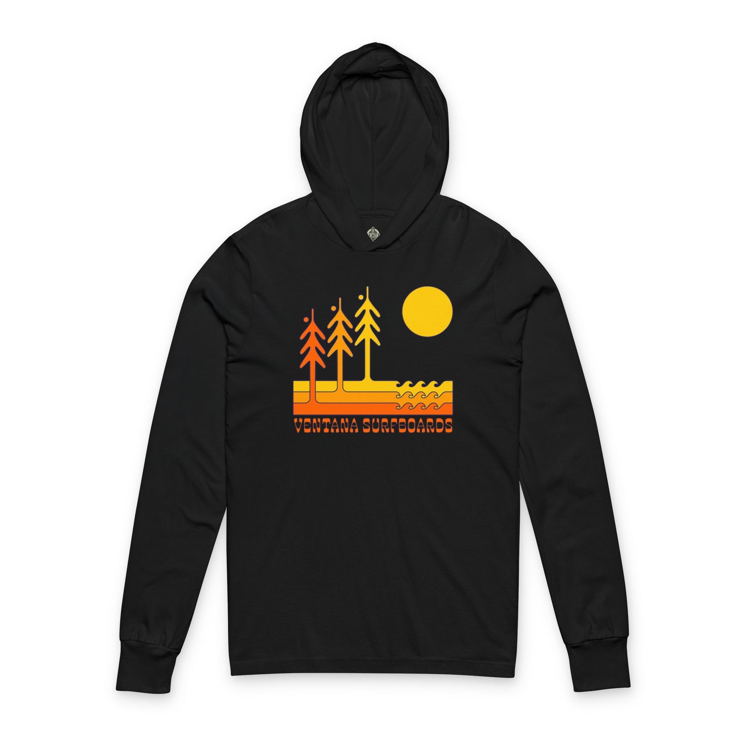 Ventana Circa 78 Unisex - Cotton Long Sleeve Hooded T-Shirt