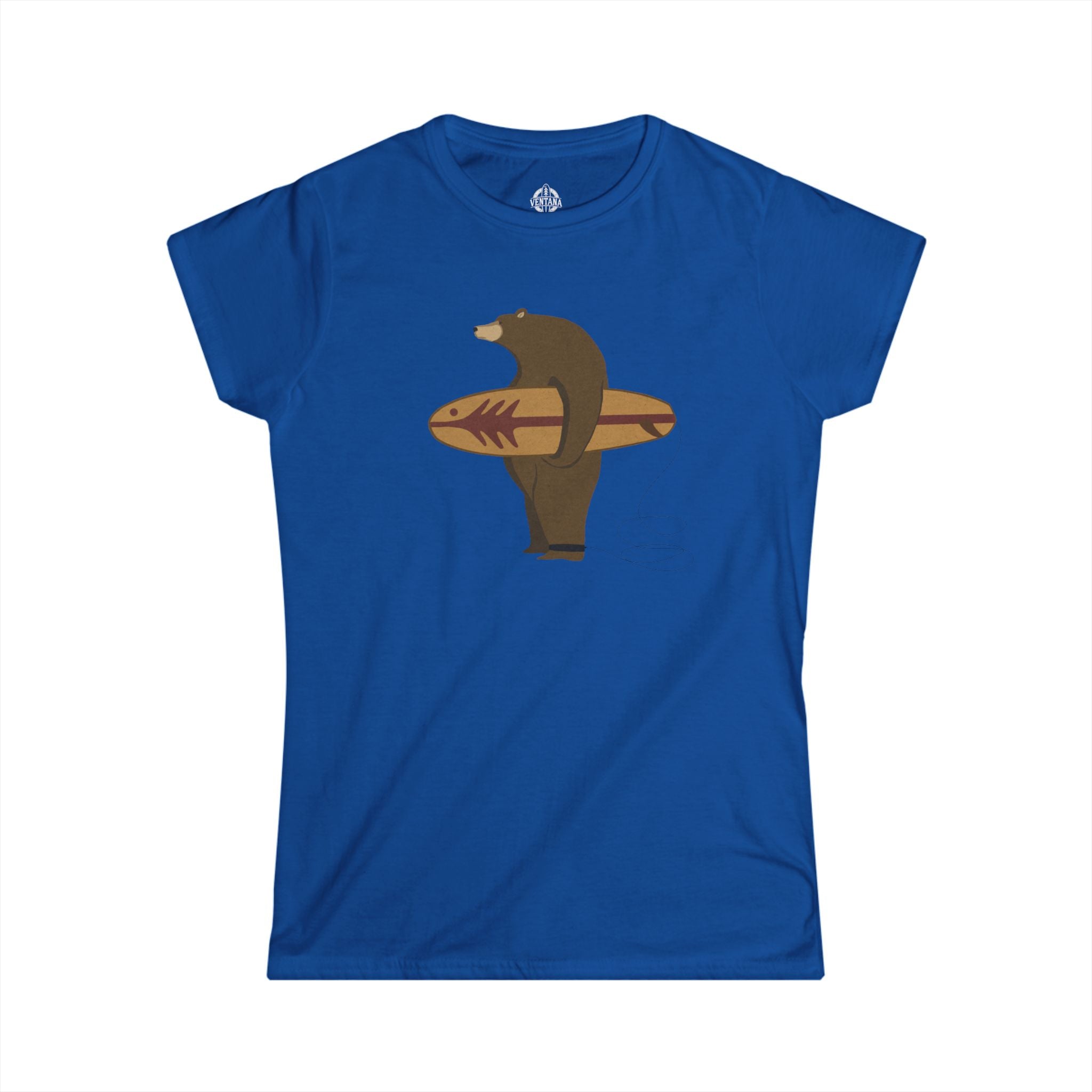 Surfing Grizzly Bear by Fabian Lavater - Women&