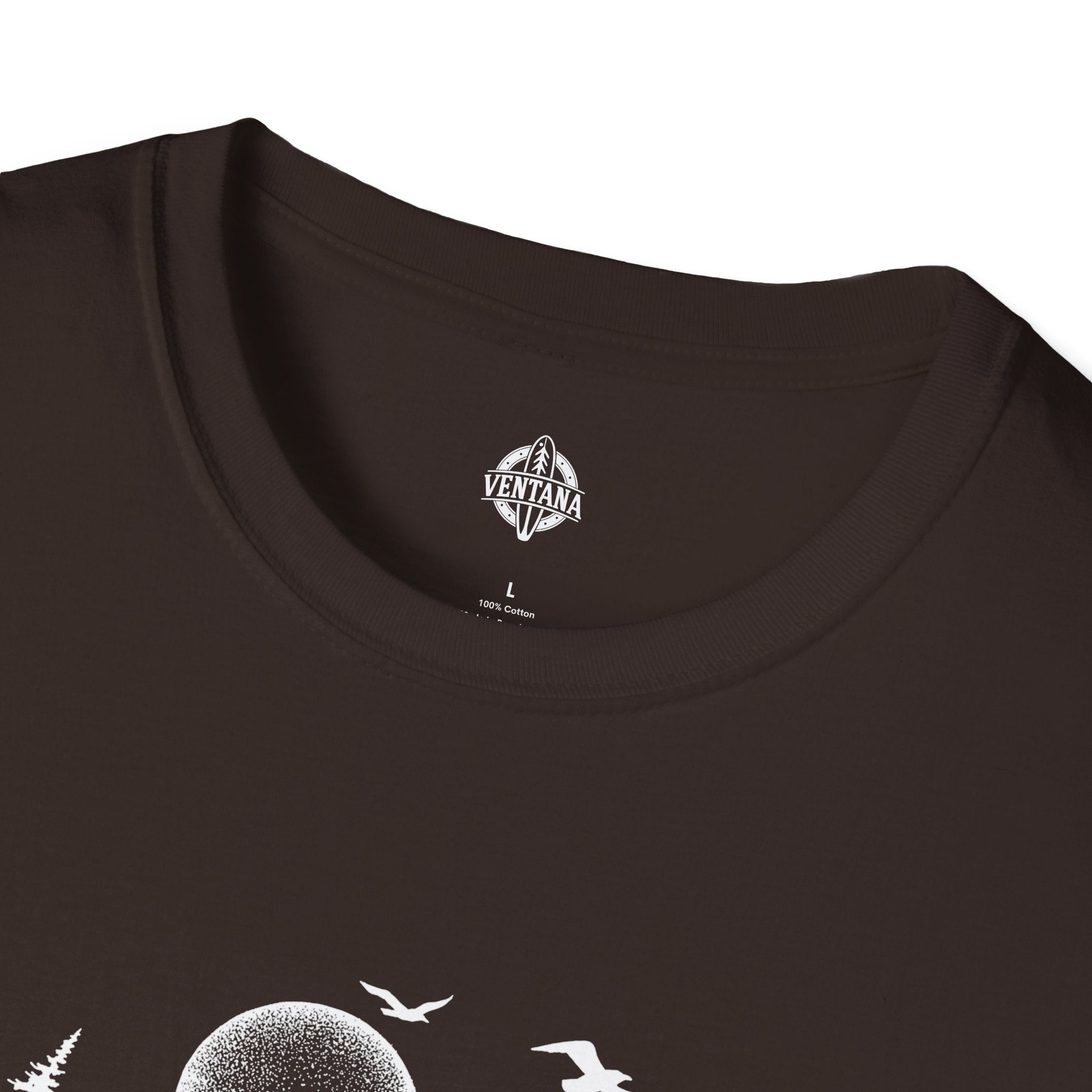 Ventana Surfsquatch by Thiago Bianchini Unisex - Soft Style U.S. Cotton T-Shirt