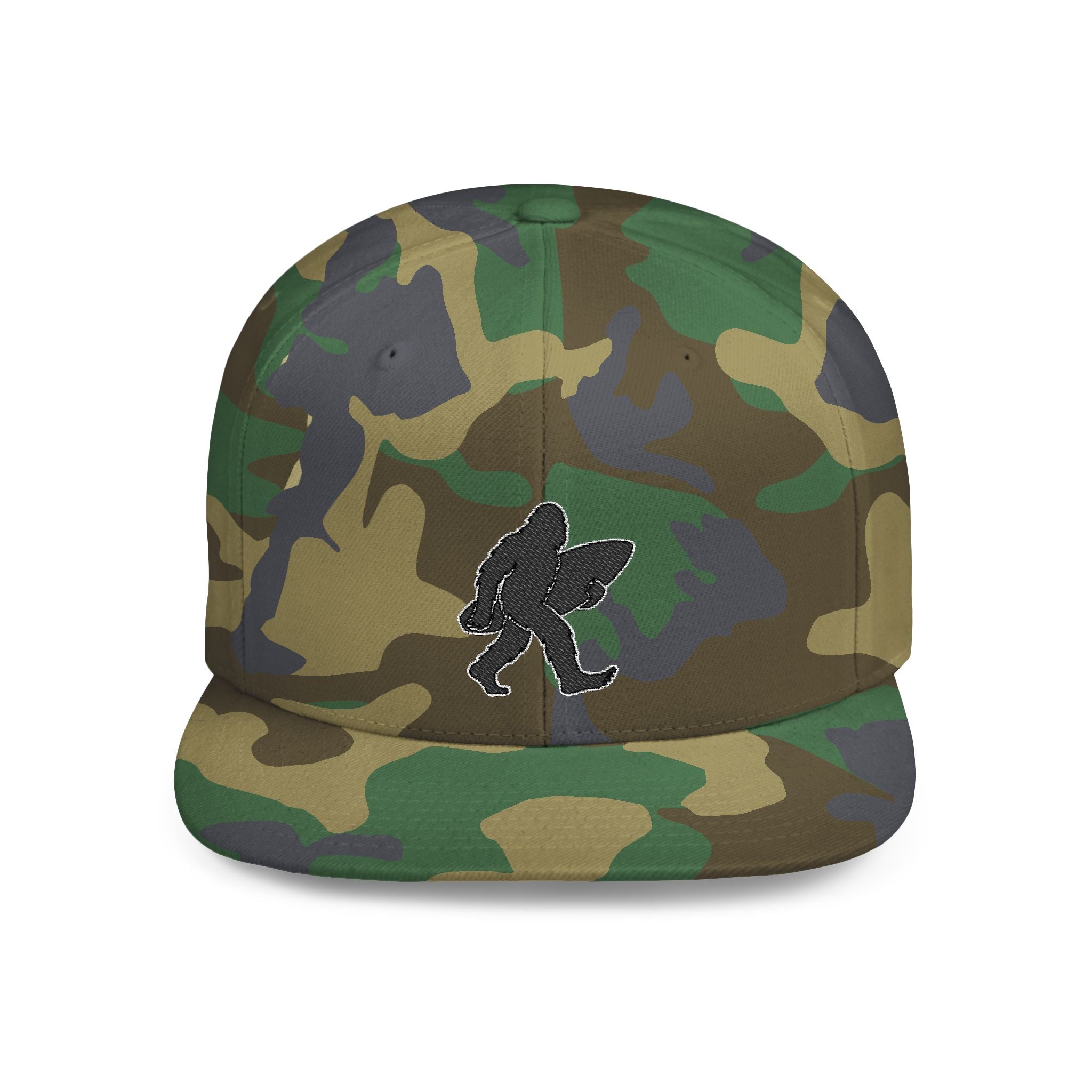 Ventana Surfsquatch Embroidered Flat Bill Snapback Hat