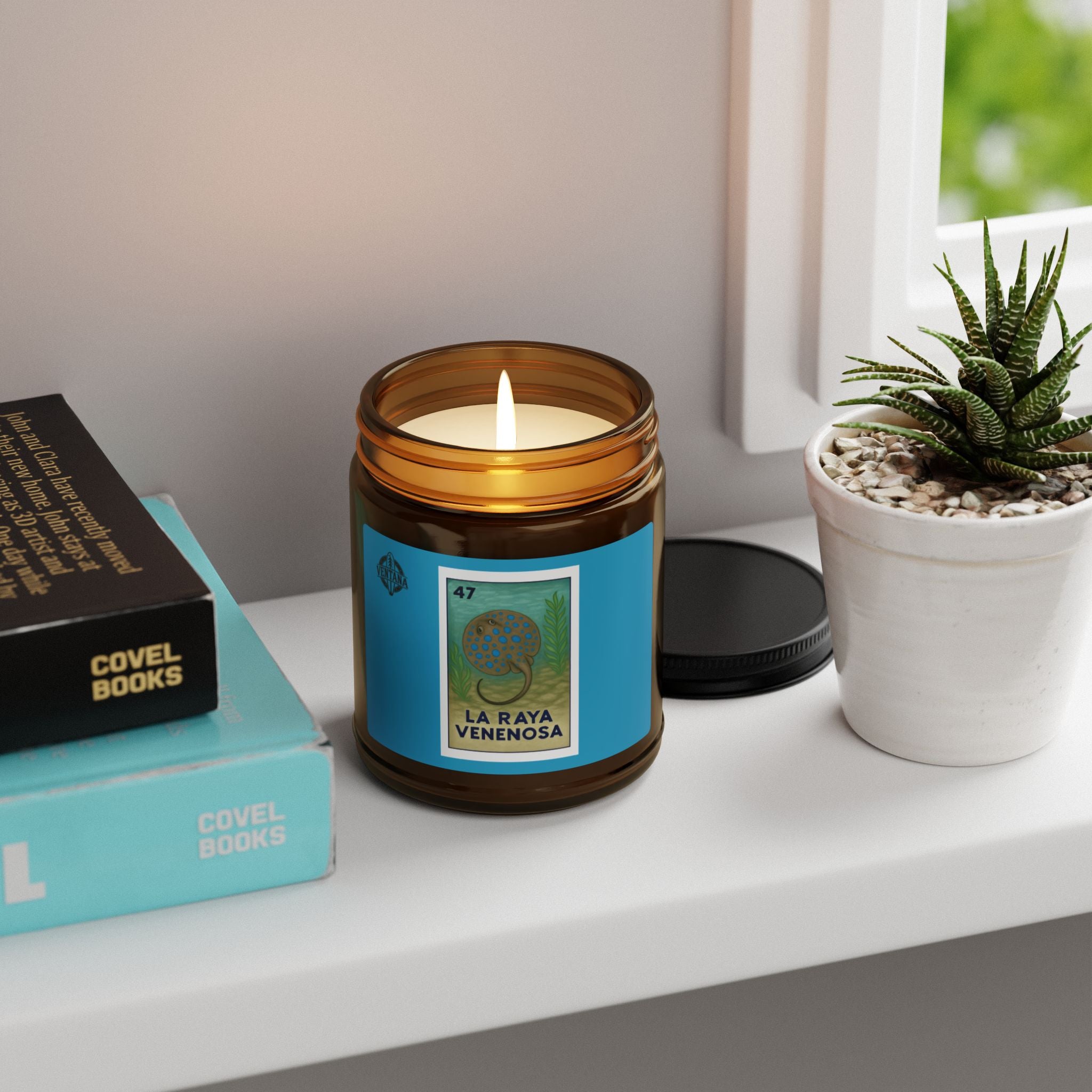 Stingray Lotería - Scented Soy Candle (La Medusa)