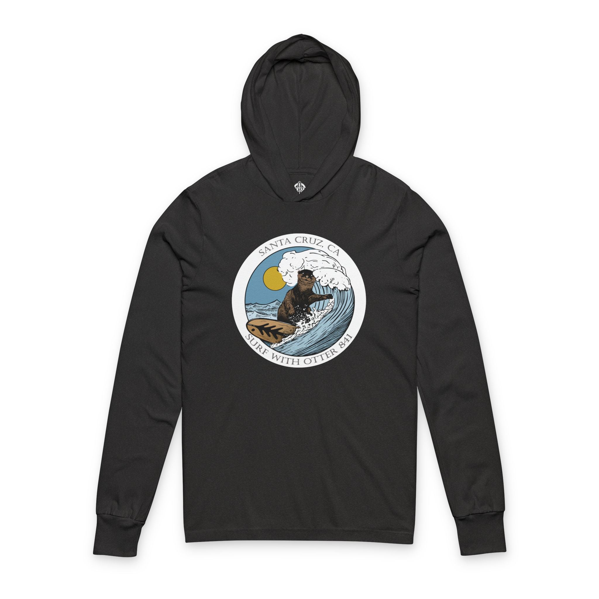 Otter 841 by Thiago Bianchini Unisex - Cotton Long Sleeve Hooded T-Shirt