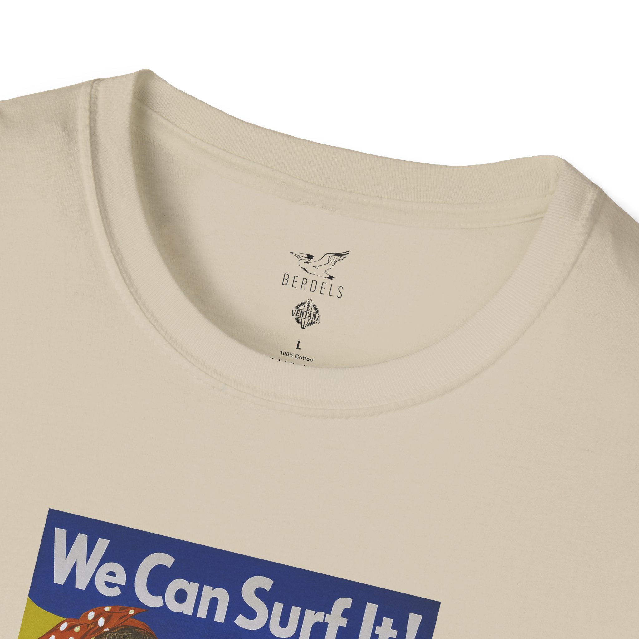 Rosie the Surfer Unisex - Soft Style U.S. Cotton T-Shirt